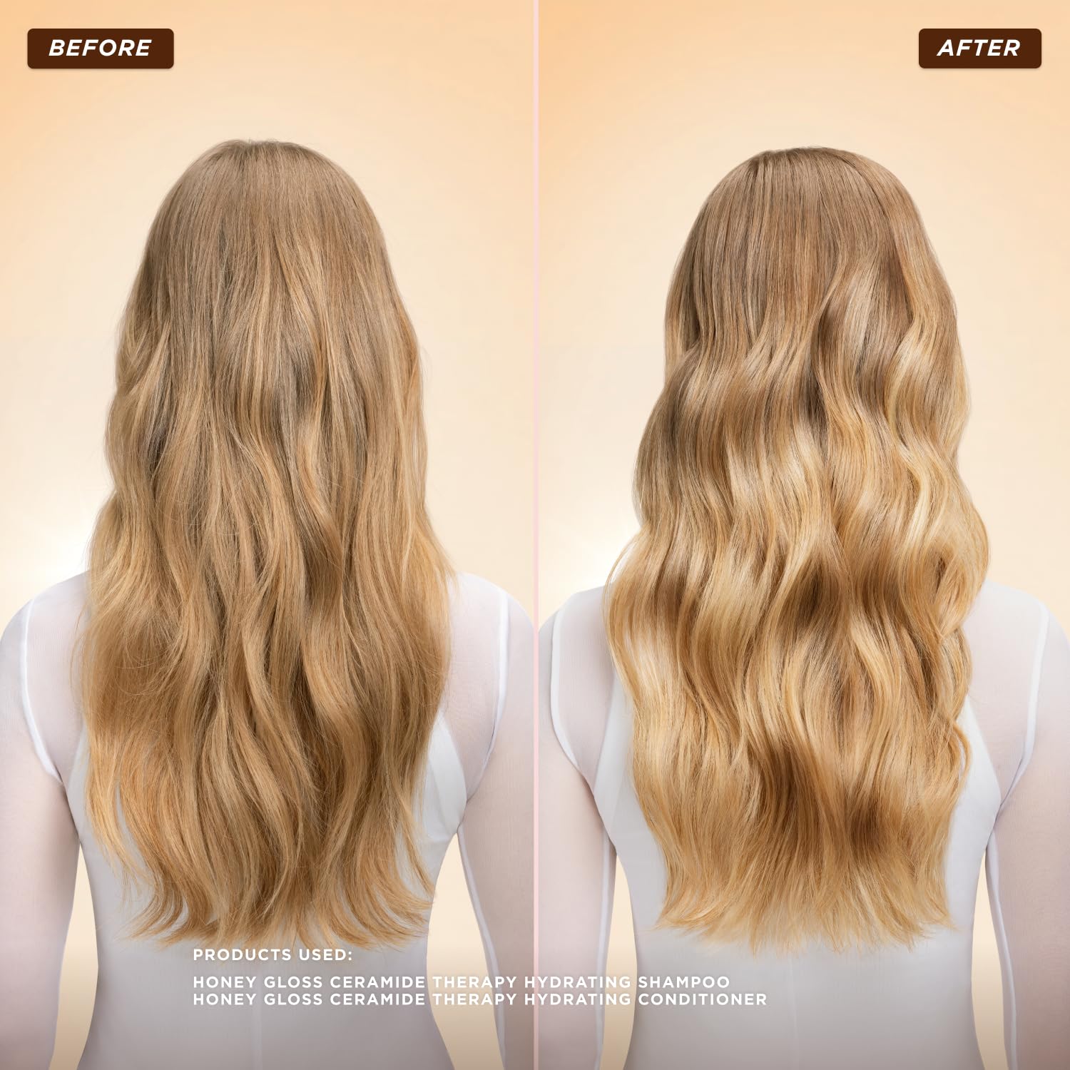 Gisou Honey Gloss Ceramide Therapy Hydrating Conditioner – Smooths, Detangles & Adds Shine with Mirsalehi Honey & Ceramides, 6.8 Fl Oz