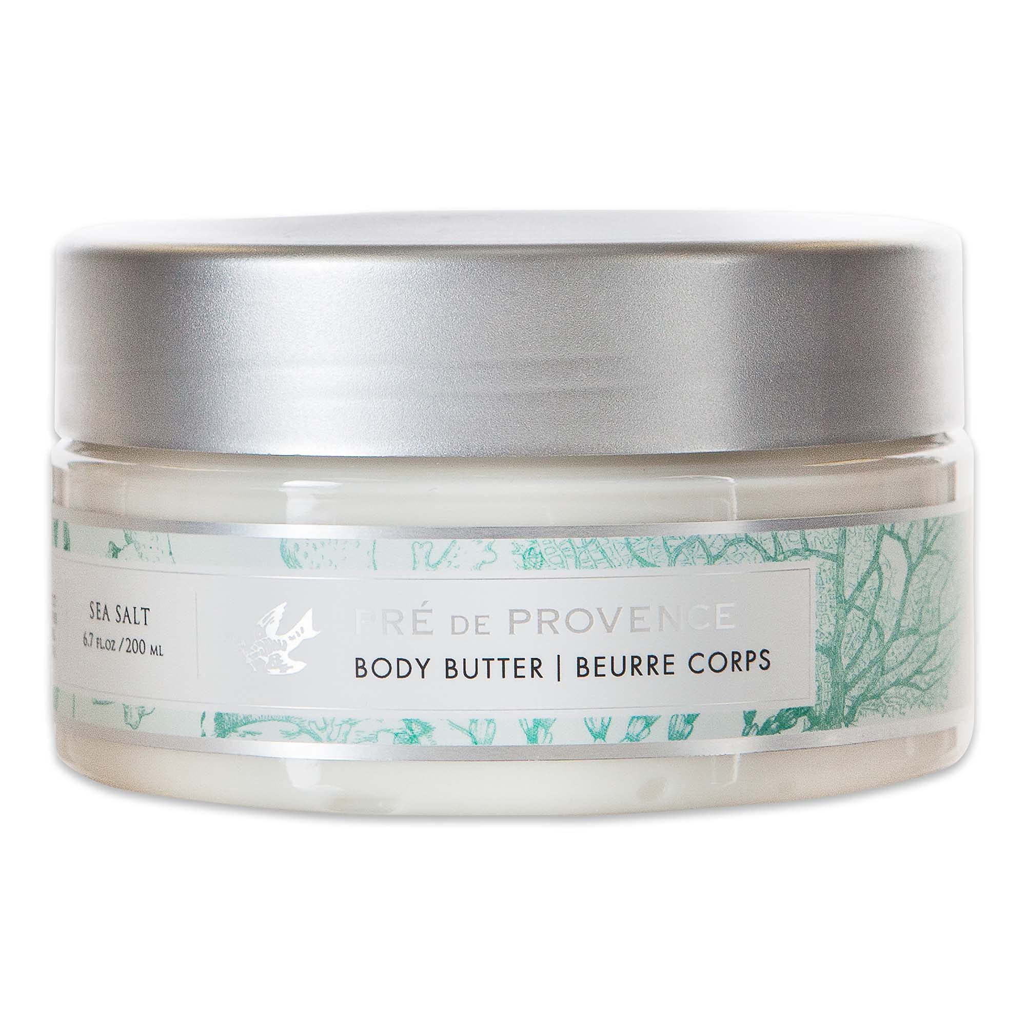 Pre de Provence Collection Shea Butter Enriched Soothing & Moisturizing, Body Butter, 6.7 fl oz, Sea Salt
