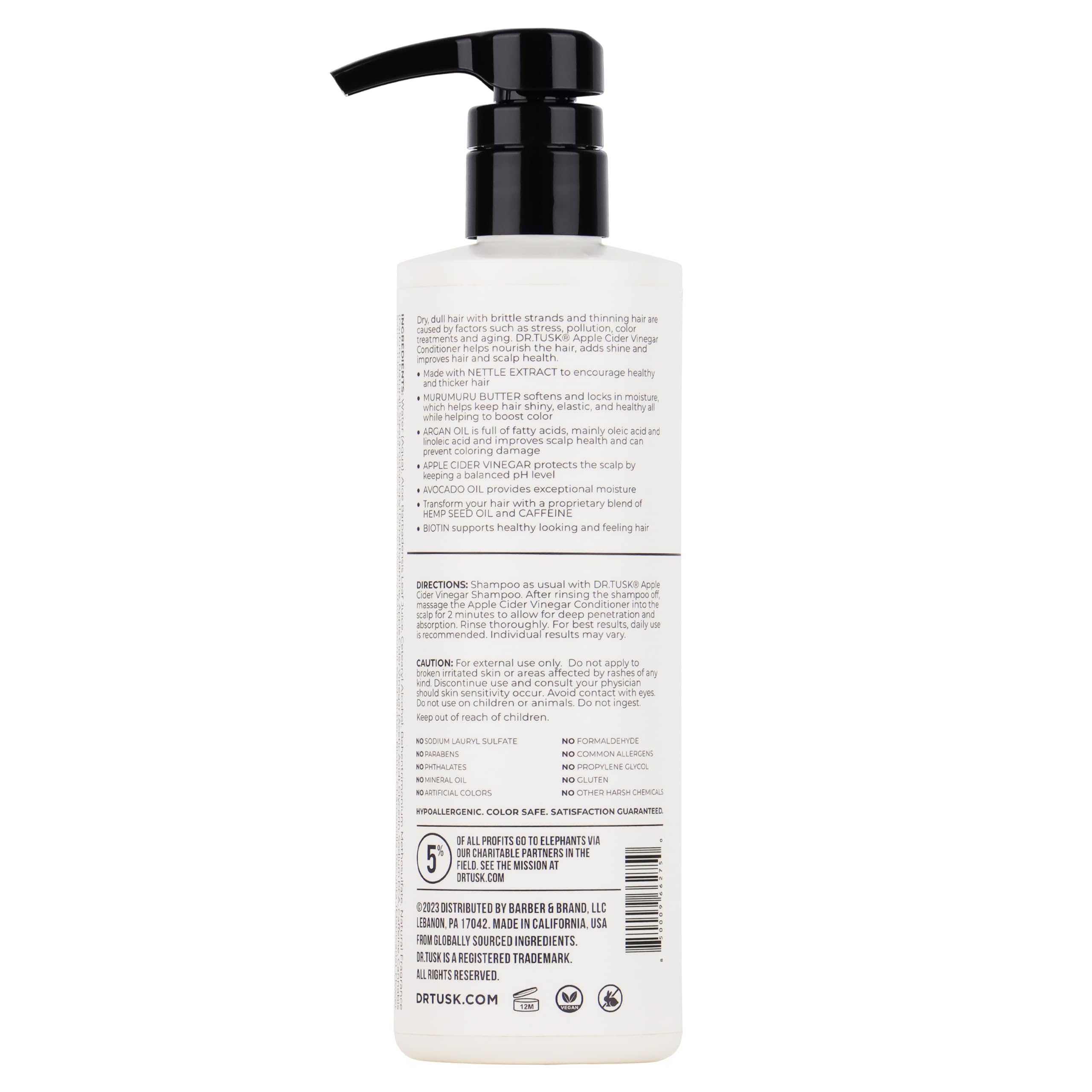 Dr. Tusk Shampoo and Conditioner Set (Apple Cider Vinegar Bundle)