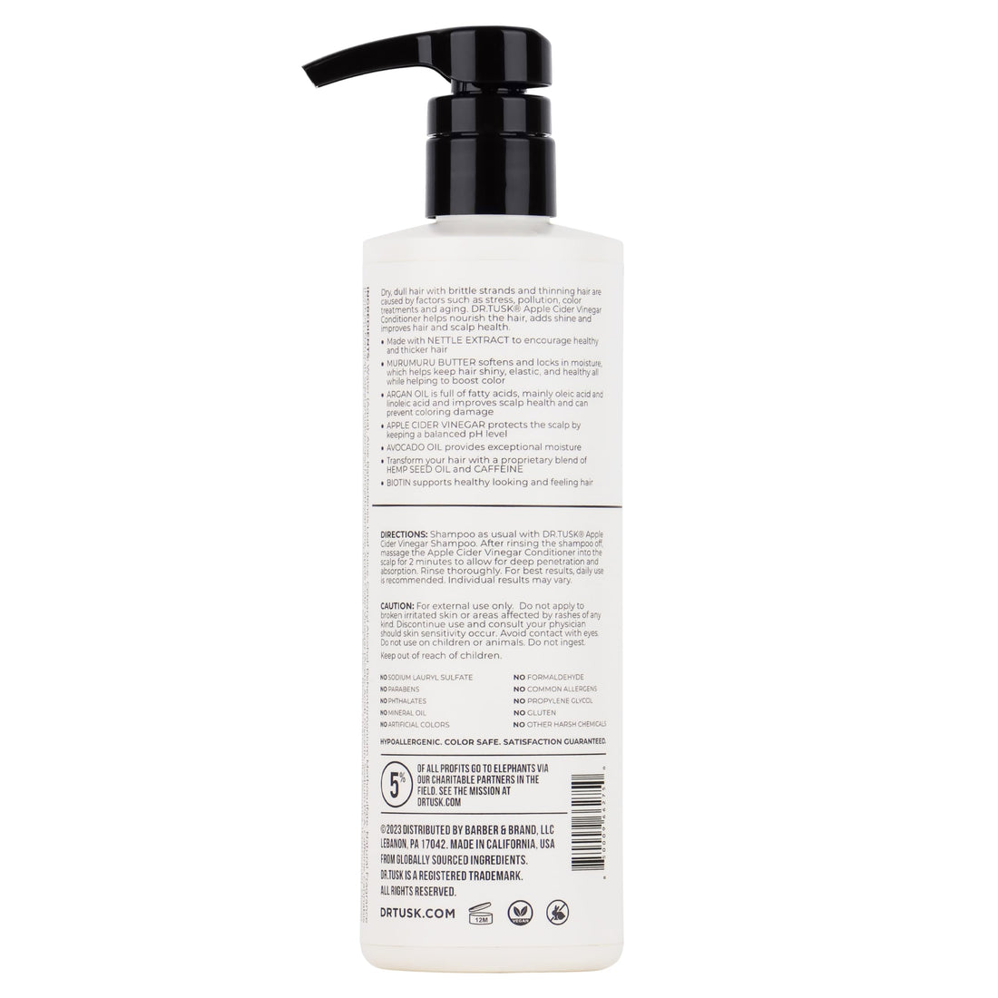 Dr. Tusk Shampoo and Conditioner Set (Apple Cider Vinegar Bundle)