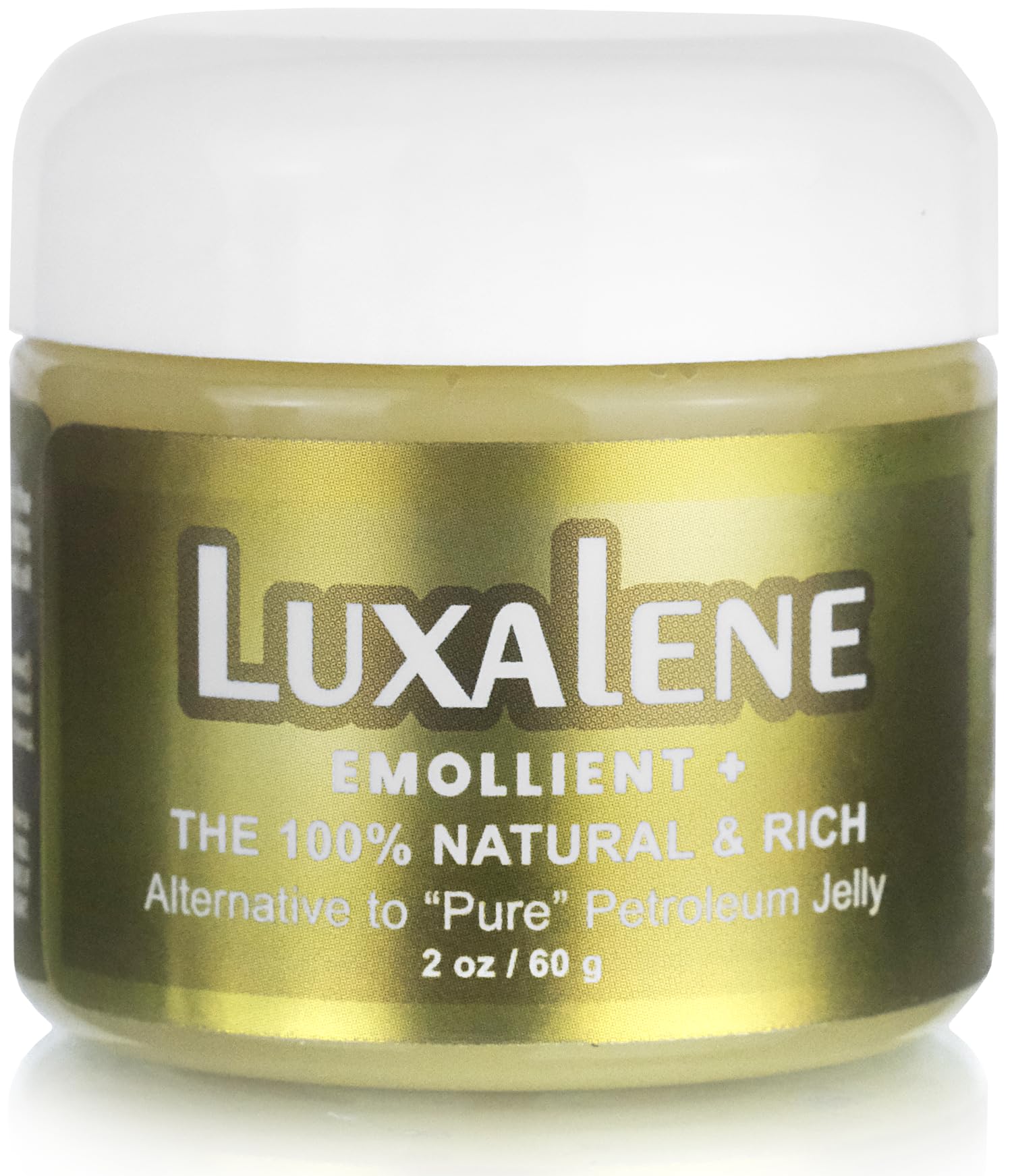 Beesaluxe Luxalene - a 100% Natural, Rich & Hypoallergenic Alternative to Petroleum Jelly with Castor Oil - Lips, Hands, Baby, Makeup Remover and More (2 oz)