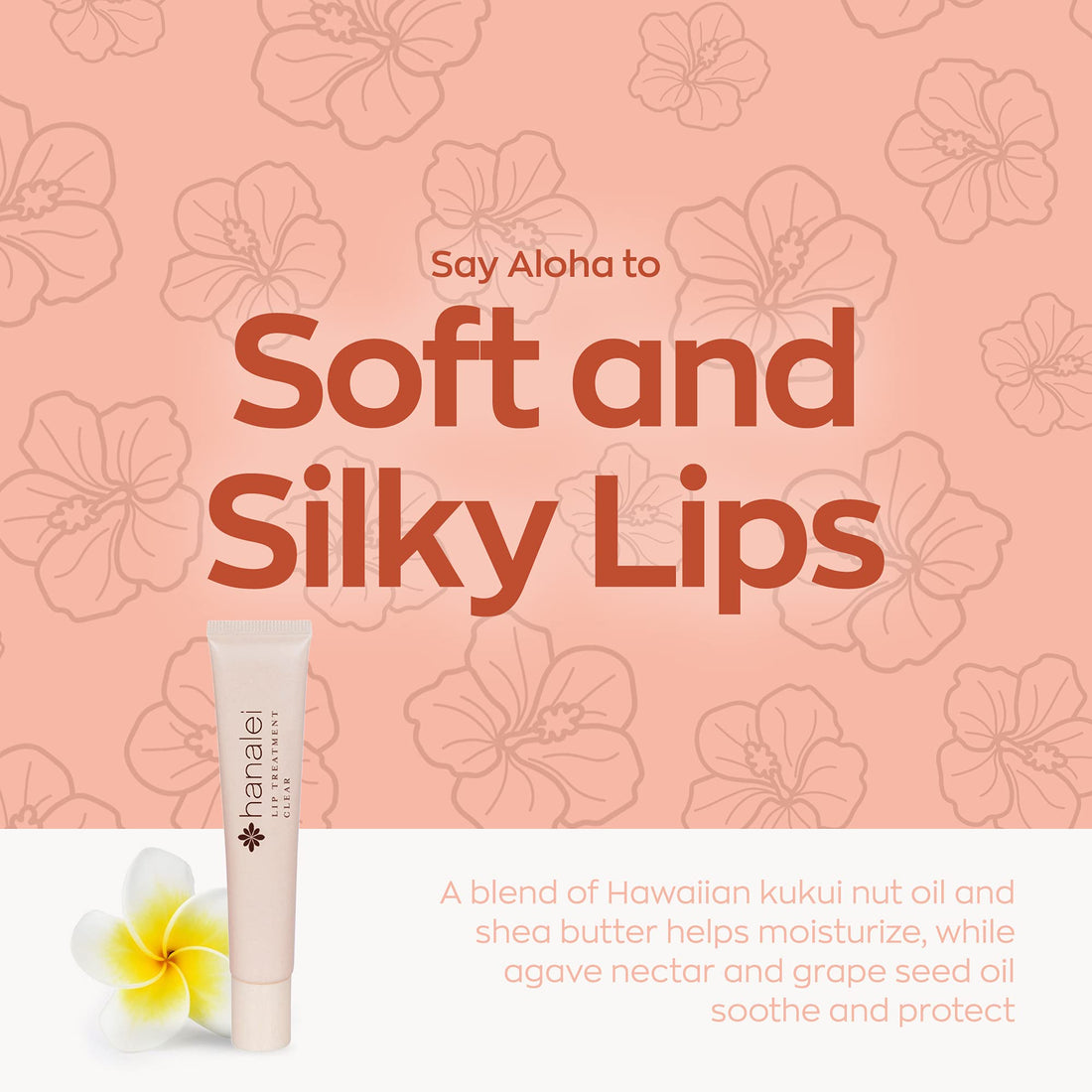 Lip Treatment by Hanalei, Made with Kukui Oil, Shea Butter, Agave, and Grapeseed Oil Soothe Dry Lips, (Cruelty free, Paraben Free) MADE IN USA (Clear Travel-size 3 pack (5ml/5g/0.17oz x 3 tubes)