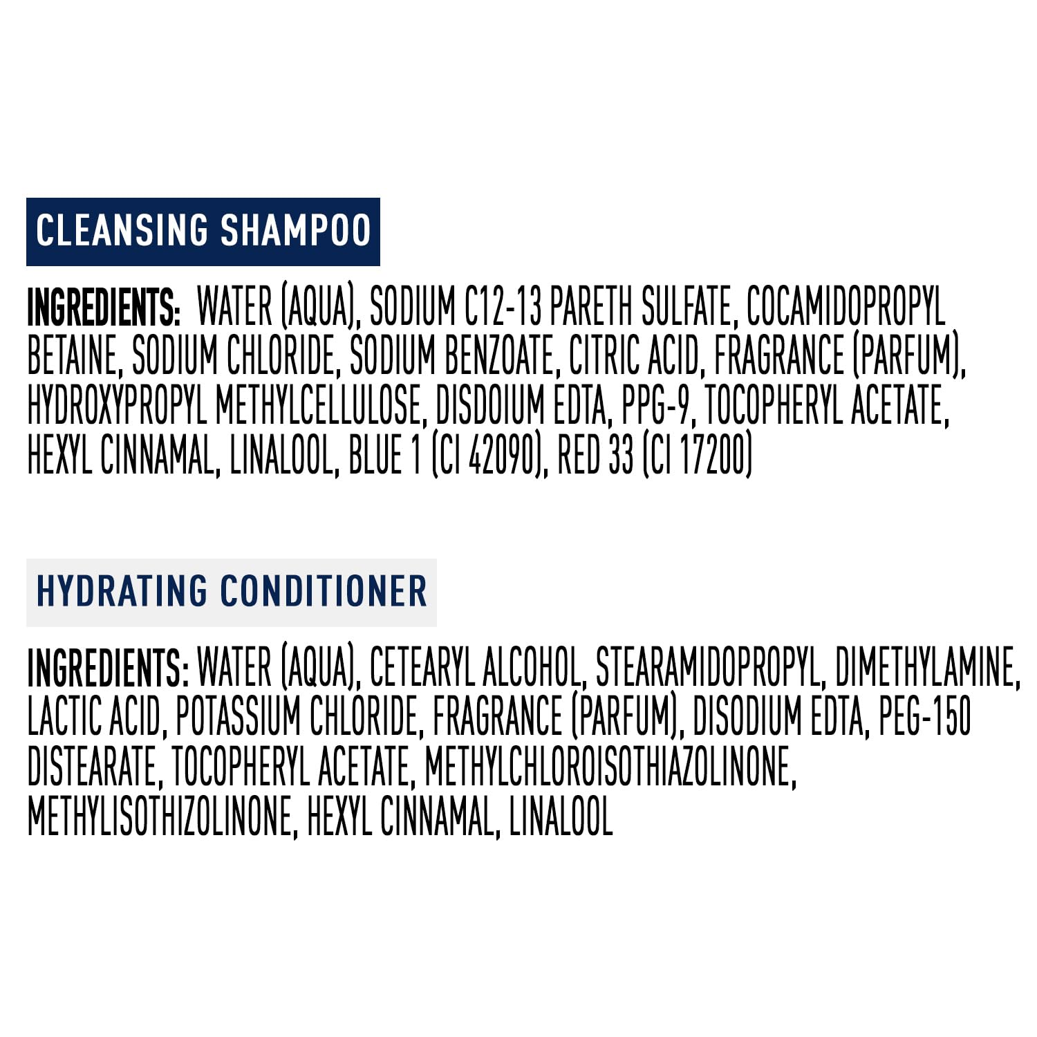 Suave Shampoo & Conditioner Set, Clarifying & Hydrating – Build Up & Residue Removal Formulas for Beautiful, Shiny Hair, 22.5 Oz Ea (2 Piece Set)