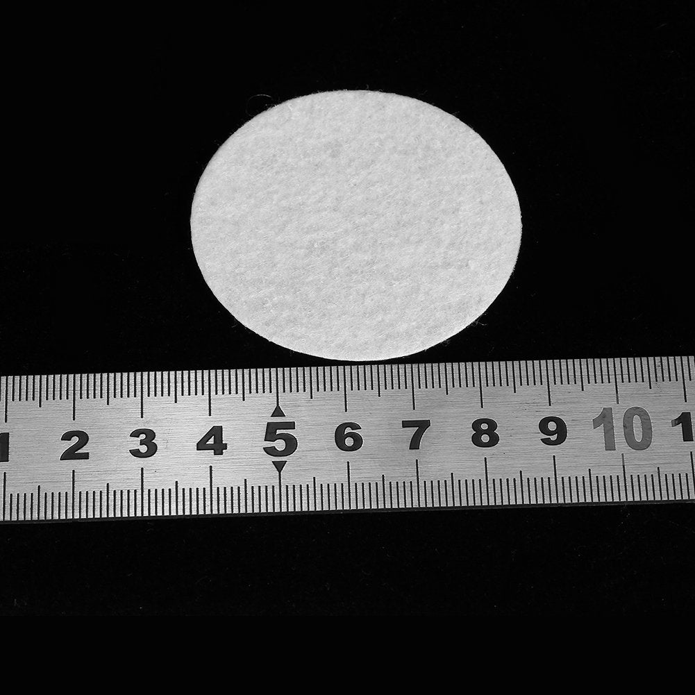 100 Pcs Cotton Filter, Replacement Filter Cotton, 7 Different Diameters Sponge Filter for Various Kinds of Beauty Machine Peeling Machine Facial Vacuum Filters Accesories Comedo Suction