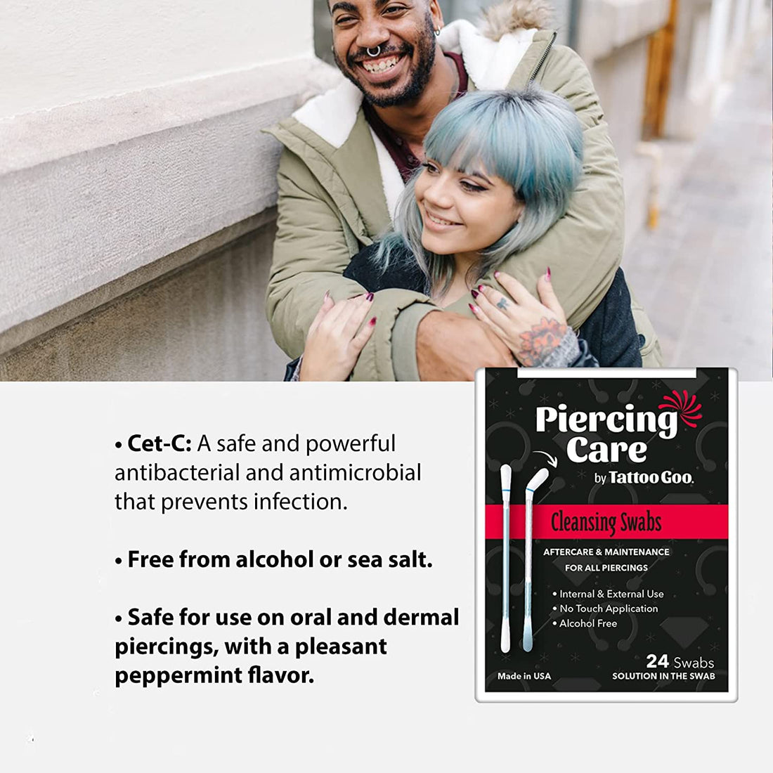 Tattoo Goo Complete Body Piercing Aftercare Kit Set - New Formula (1 kit)