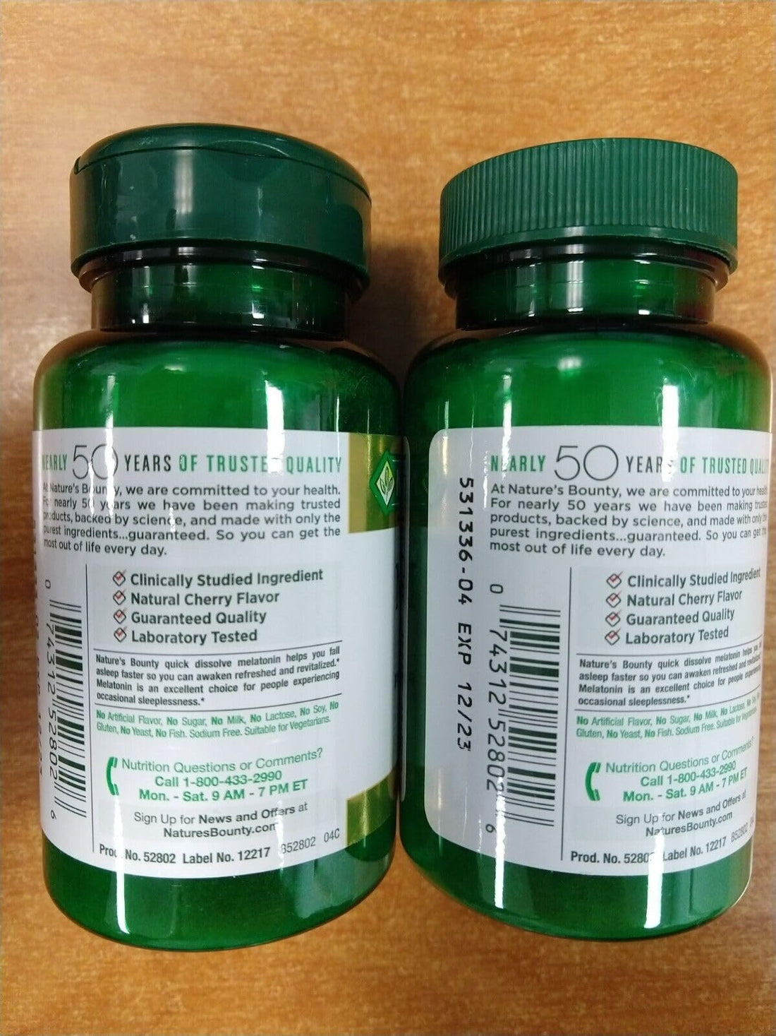 Nature's Bounty Melatonin 10 mg Quick Dissolve Tablets 45 ea (Pack of 6)