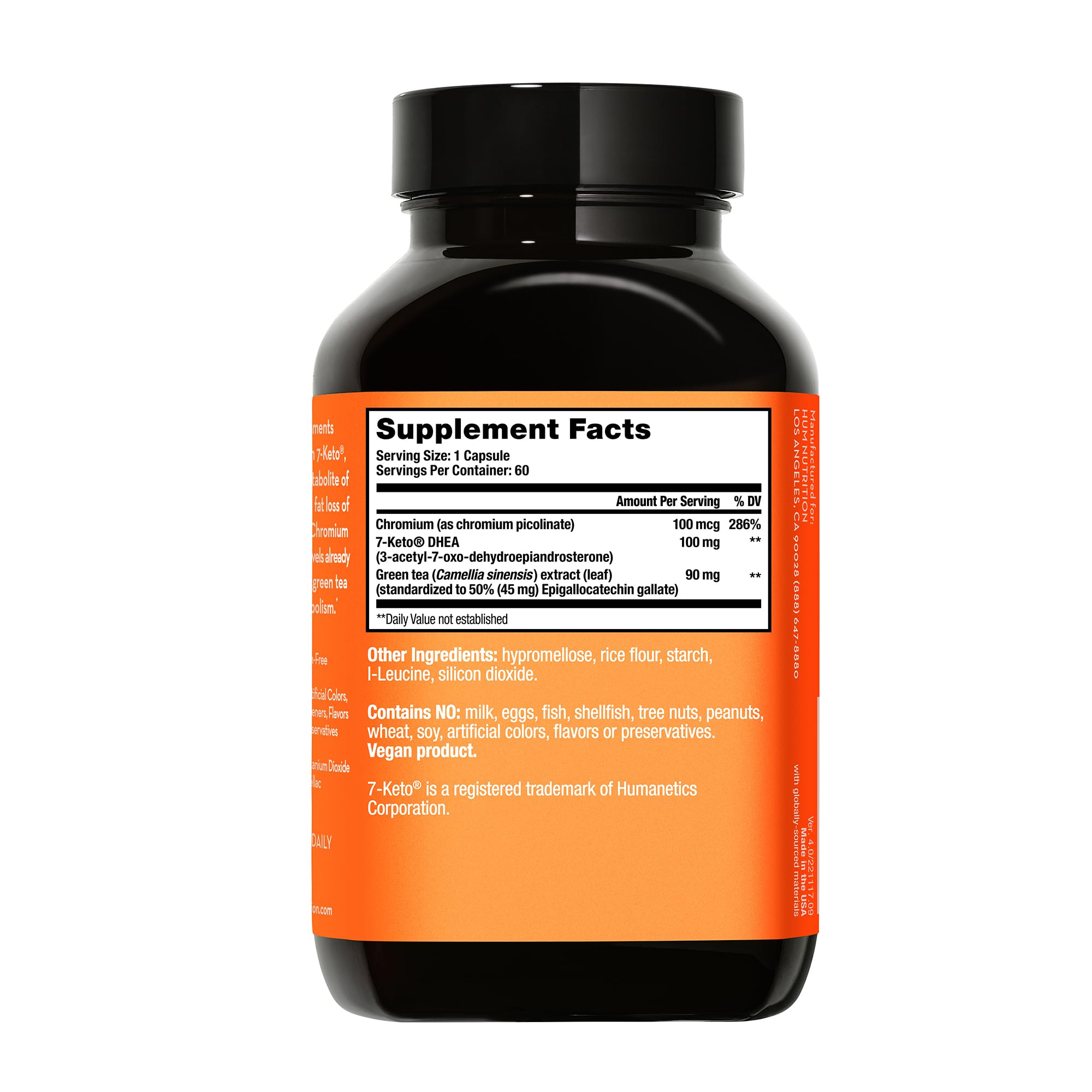 HUM Ripped Rooster - Natural Green Tea Supplement to Boost Metabolism, Control Cravings, Burn Fat & Support a Healthy Diet & Weight Management (60-Count)