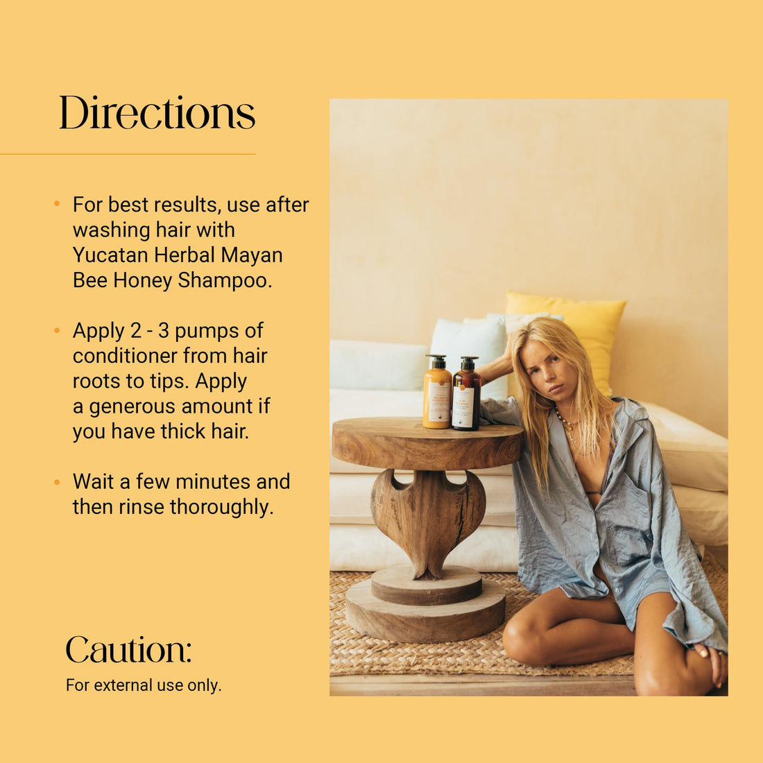 Yucatan Herbal Mayan Bee Honey Conditioner