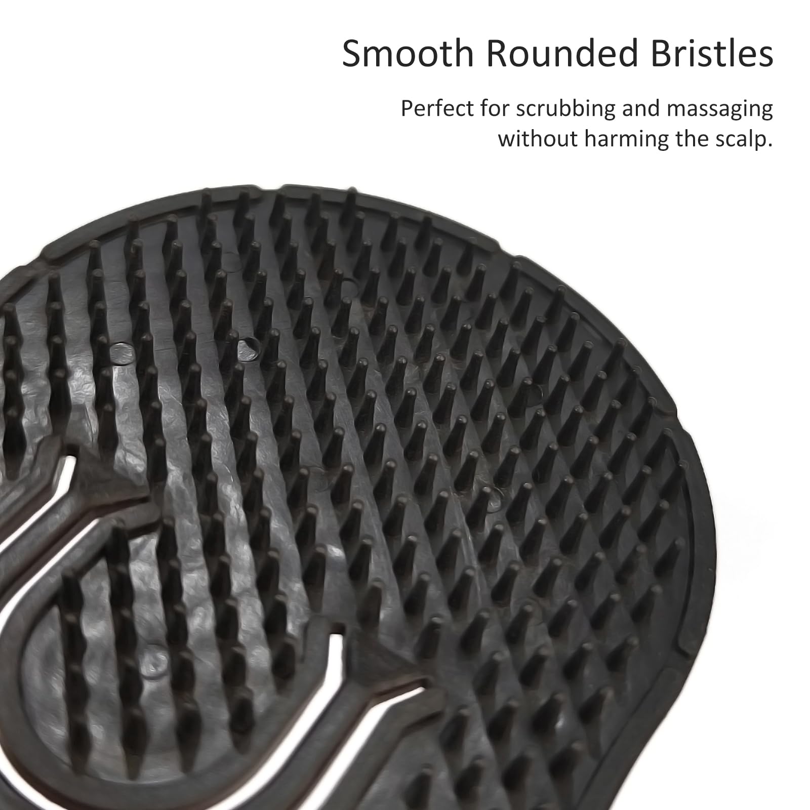 4-Pack Pocket Palm Combs – Versatile Shampoo and Massage Hair Brush Combs, Scalp Massager, Wave Brush for All Hair Types, Portable, Durable (Black)