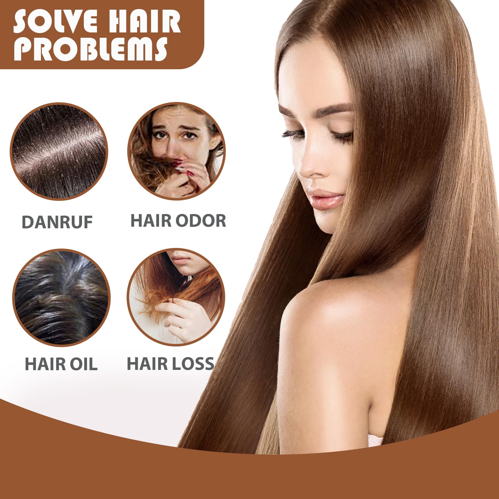 Fallopia Multiflora Shampoo Bar 3PCS for Black & Thick Hair, He Shou Wu Shampoo Soap, Deeply Cleanses the Scalp/Hair, Promotes Growth and Prevents Hair Loss