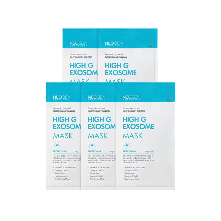 [K-Beauty] NEOGEN DERMALOGY High G Exosome Mask Sheet (39g. 5 sheets)