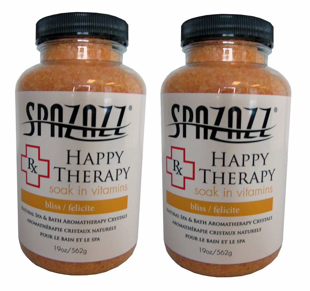 Spazazz Aromatherapy Spa and Bath Crystals - Happy Therapy 19oz