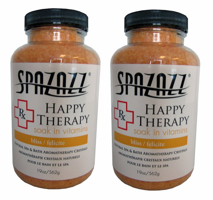 Spazazz Aromatherapy Spa and Bath Crystals - Happy Therapy 19oz