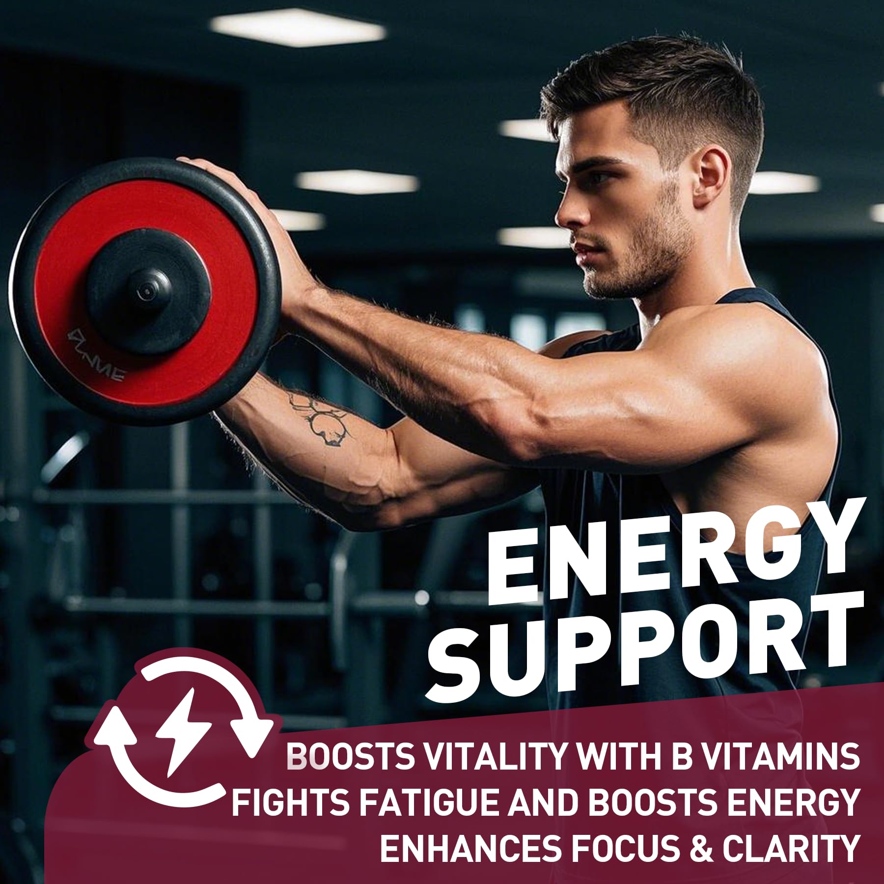 Super B Complex Vitamin Gummies for Women & Men – Methylated B12, Folate for Brain and Mood, B6 & Biotin for Energy, CoQ10, Zinc & Organic Fruit Blend for Cellular Antioxidants, Sugar-Free, 120Ct