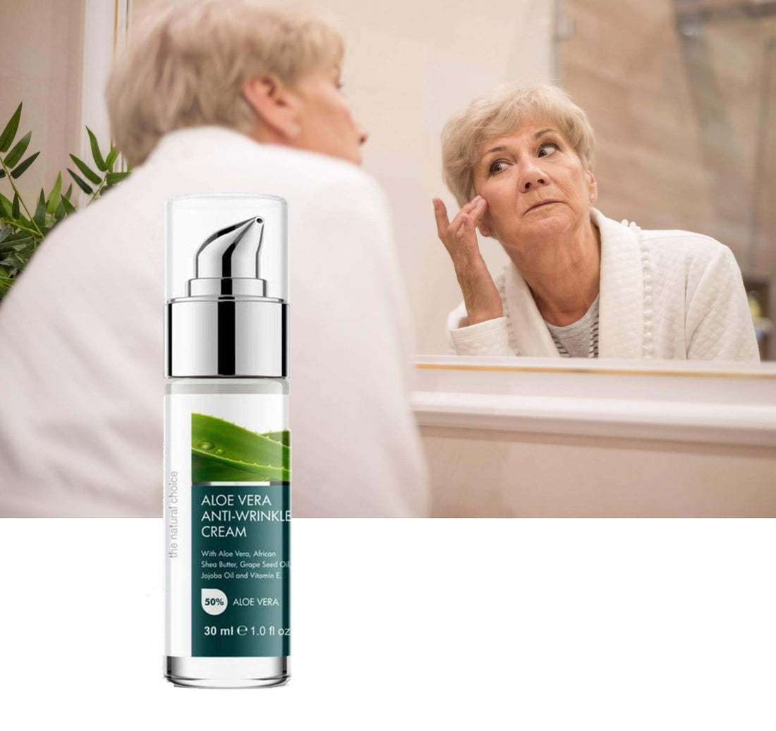 The official Curaloe® Curaloe Pure Natural Aloe Vera Anti Wrinkle cream 1. 0 fl oz.