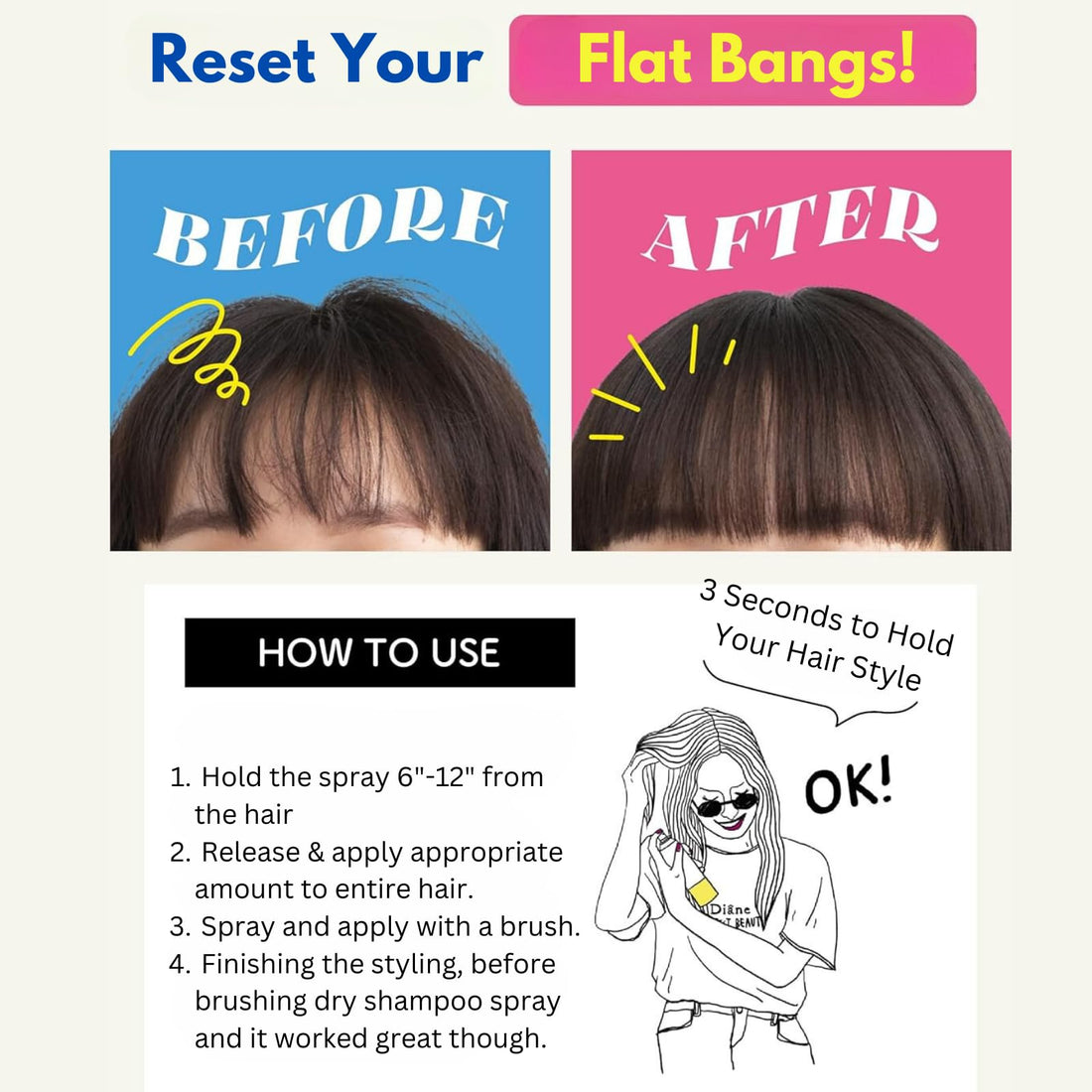 Diane Perfect Beauty Dry Shampoo Grapefruit & Peppermint