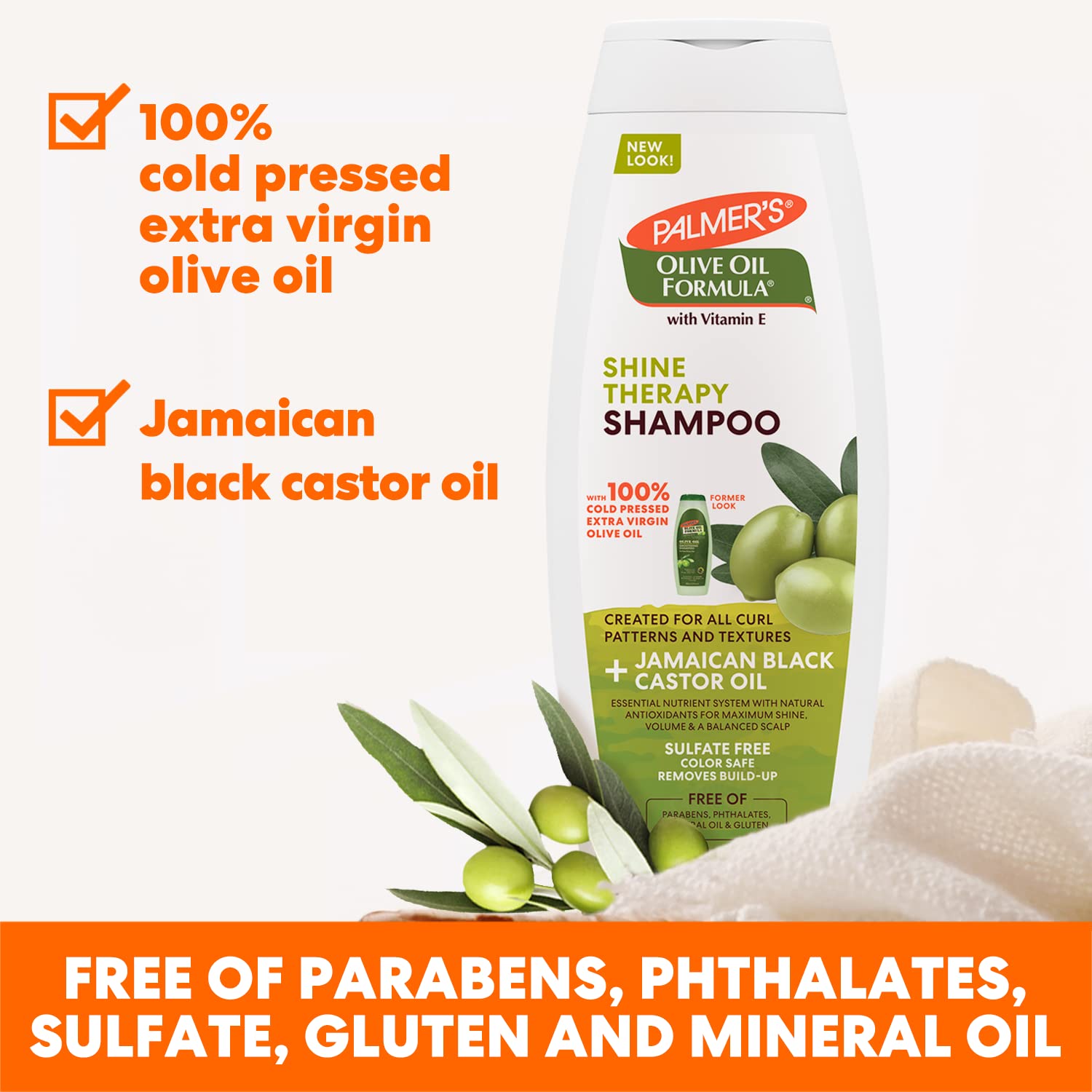 Palmer's Palmers Olive Oil Formula Shampoo, Bottle, 400Ml
