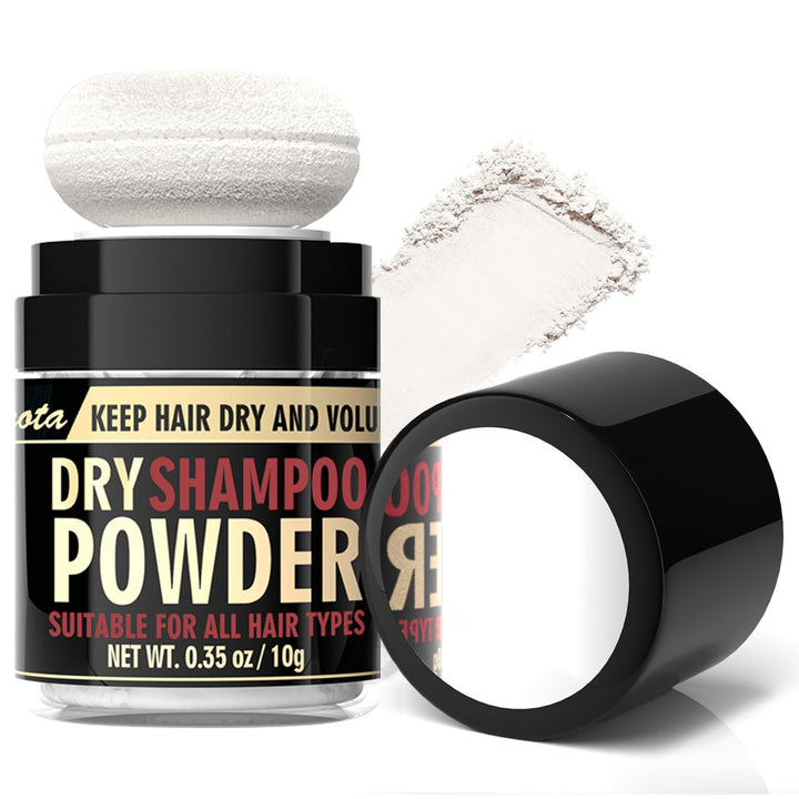 Bellemora Dry Shampoo Powder, Travel Size Dry Shampoo for Oily & All Hair Colors Hair, Volumizing, Unscented, No White Cast, Non Aerosol Powder for Women & Men 10g/0.35oz