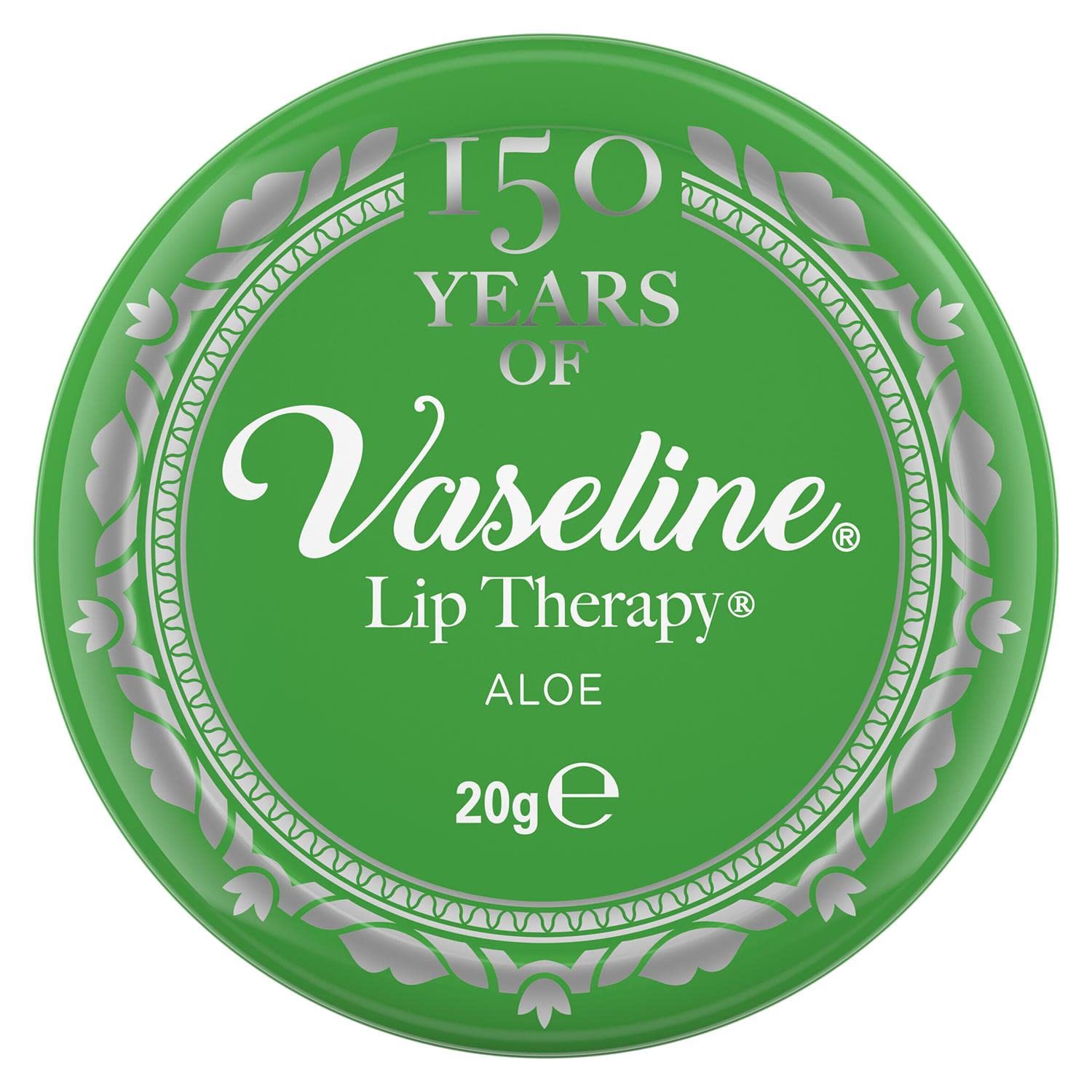 Vaseline Lip Therapy | Vaseline Lip Balm | Lip Moisturizer for Very Dry Lips | Aloe | 20g