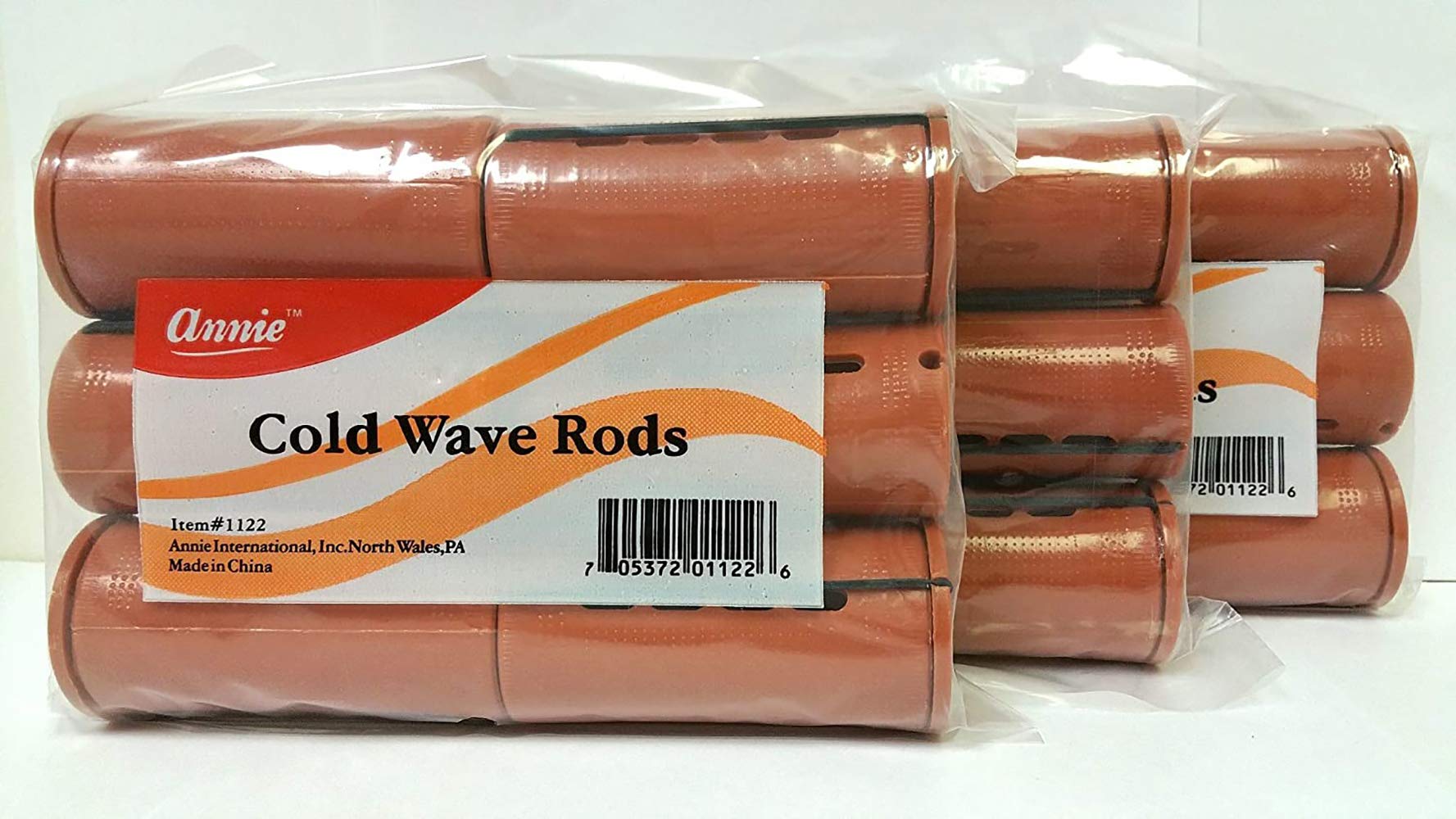 3 Packs Of Annie Cold Wave Rods (Xtra Jumbo) #1122 6 Pcs/Pack