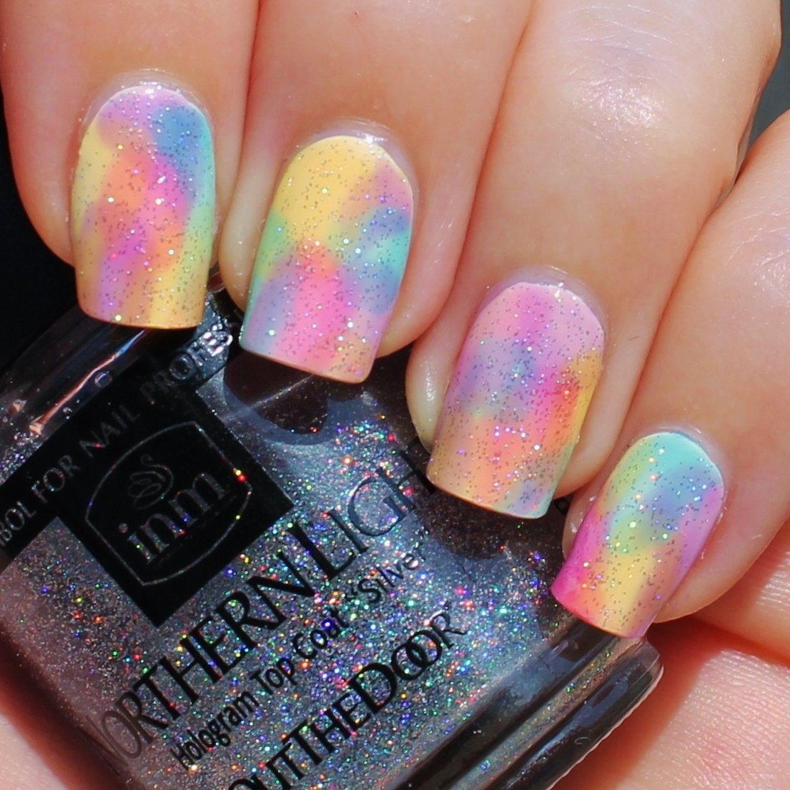 Northern Lights Hologram Top Coat by INM
