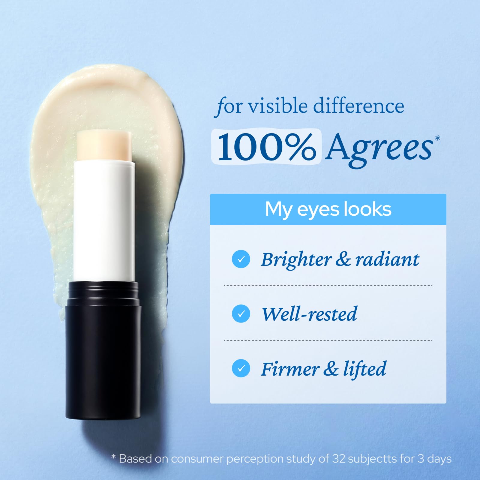 belif Moisturizing Eye Bomb Stick Eye Balm Firms and Reduces Fine Lines & Wrinkles | Radiant Eyes | with Shea Butter & Firming Oil Complex for Hydration & Elasticity | K-Beauty