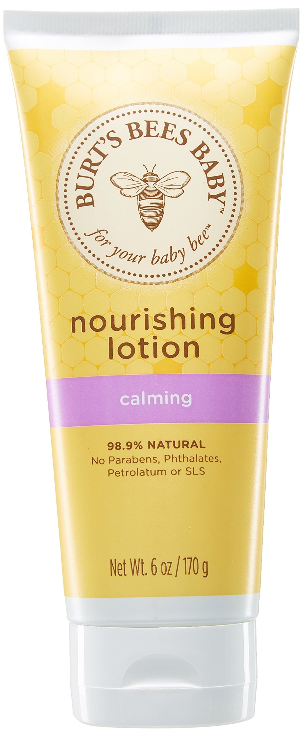 Burt's Bees Baby Nourishing Lotion, Calming Baby Lotion - 6 Ounce Tube
