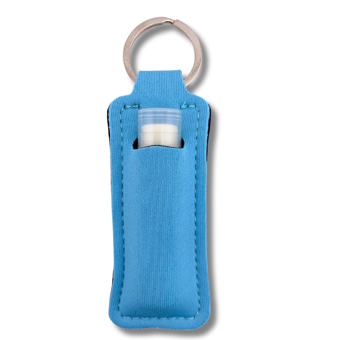 TINY SEED Sweet Watermelon Chapstick 6-Pack. Includes Bonus Lip Balm Holder Keychain (Blue). Limited Edition Flavor from the Chapstick I Love Summer Collection, Unique Gift Bundle from