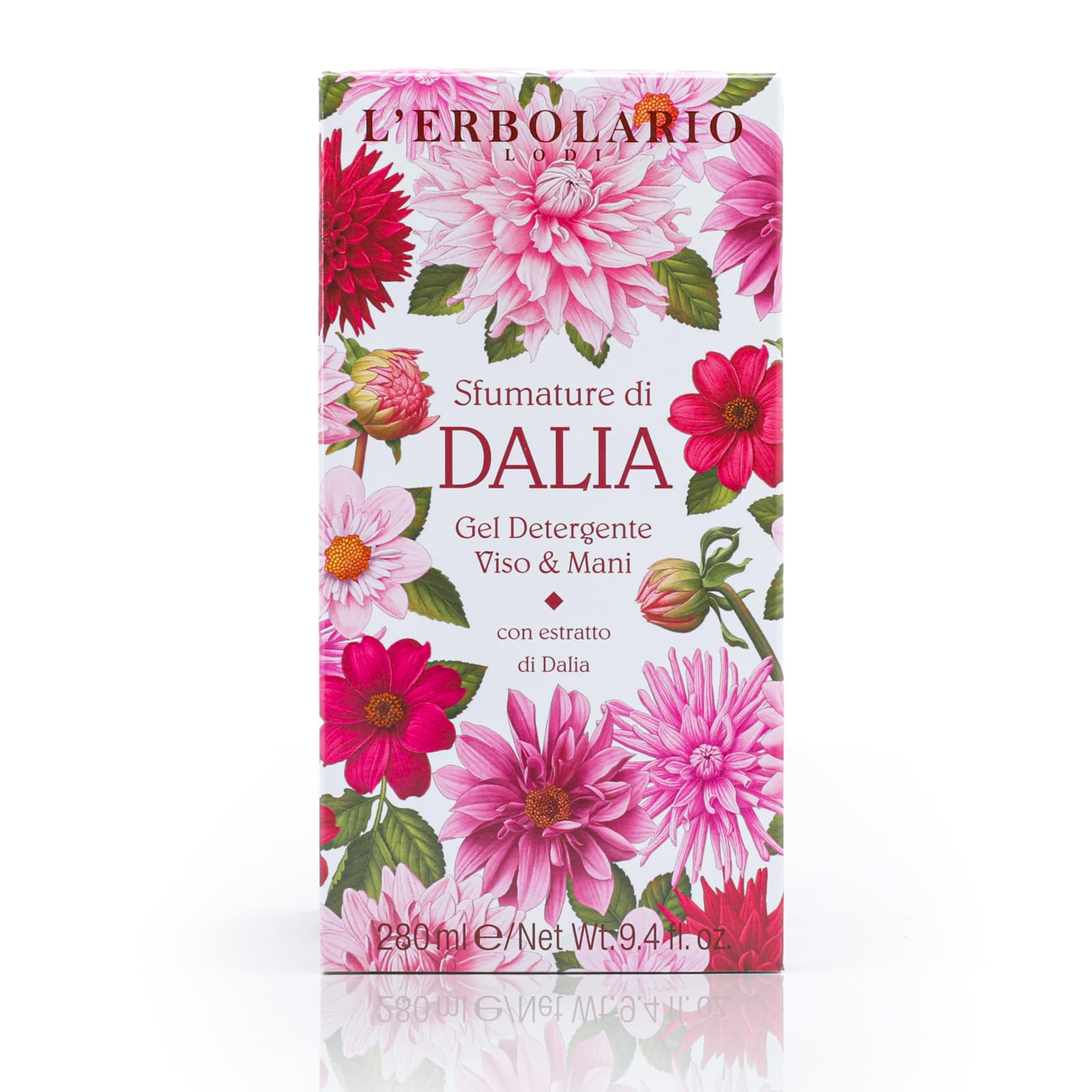 L'Erbolario Shades Of Dahlia Cleansing Gel - Softens, Moisturizes And Protects Skin - With Exotic And Sensual Formula Of Dahlia Extracts - Contains Hydrolyzed Protein For Delicate Skin - 9.4 Oz