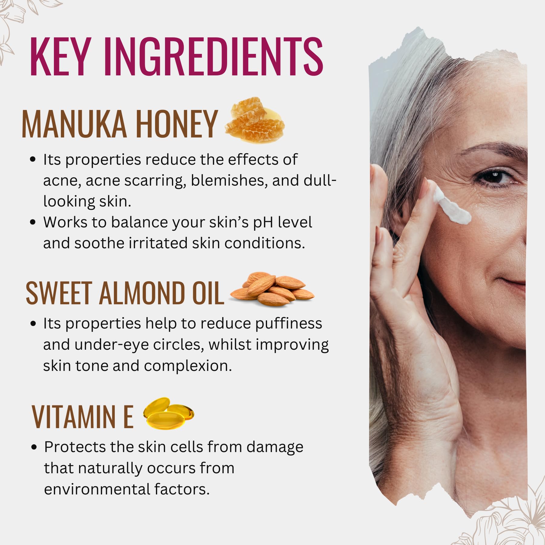 Manuka Lane Hyaluronic Acid Day Cream for Face and Neck with Oat Kernel Extract, Camellia Seed Oil & Sweet Almond Oil | Plant Based Formula | Carefully formulated to keep your skin young and healthy!