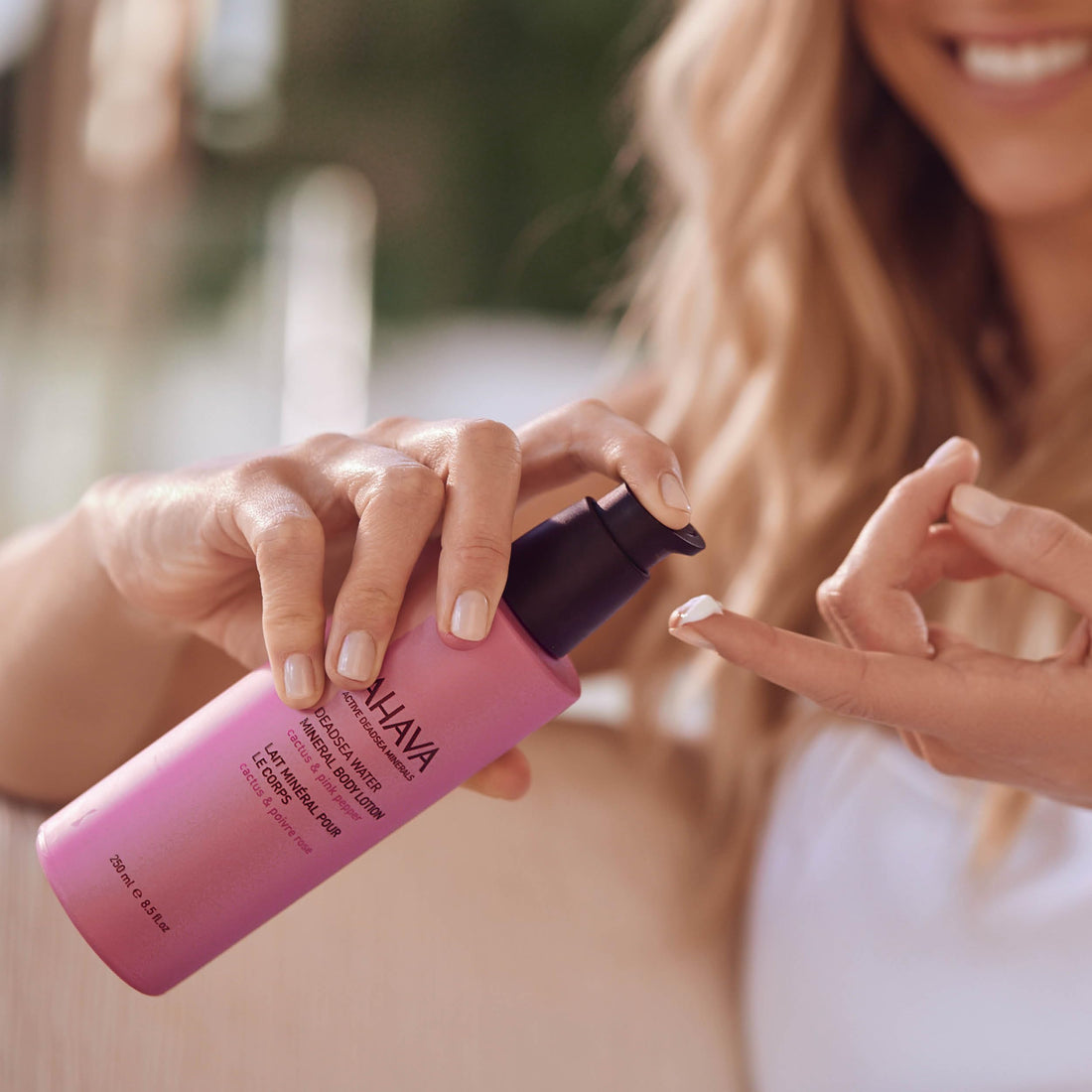AHAVA Mineral Body Lotion cactus & pink pepper