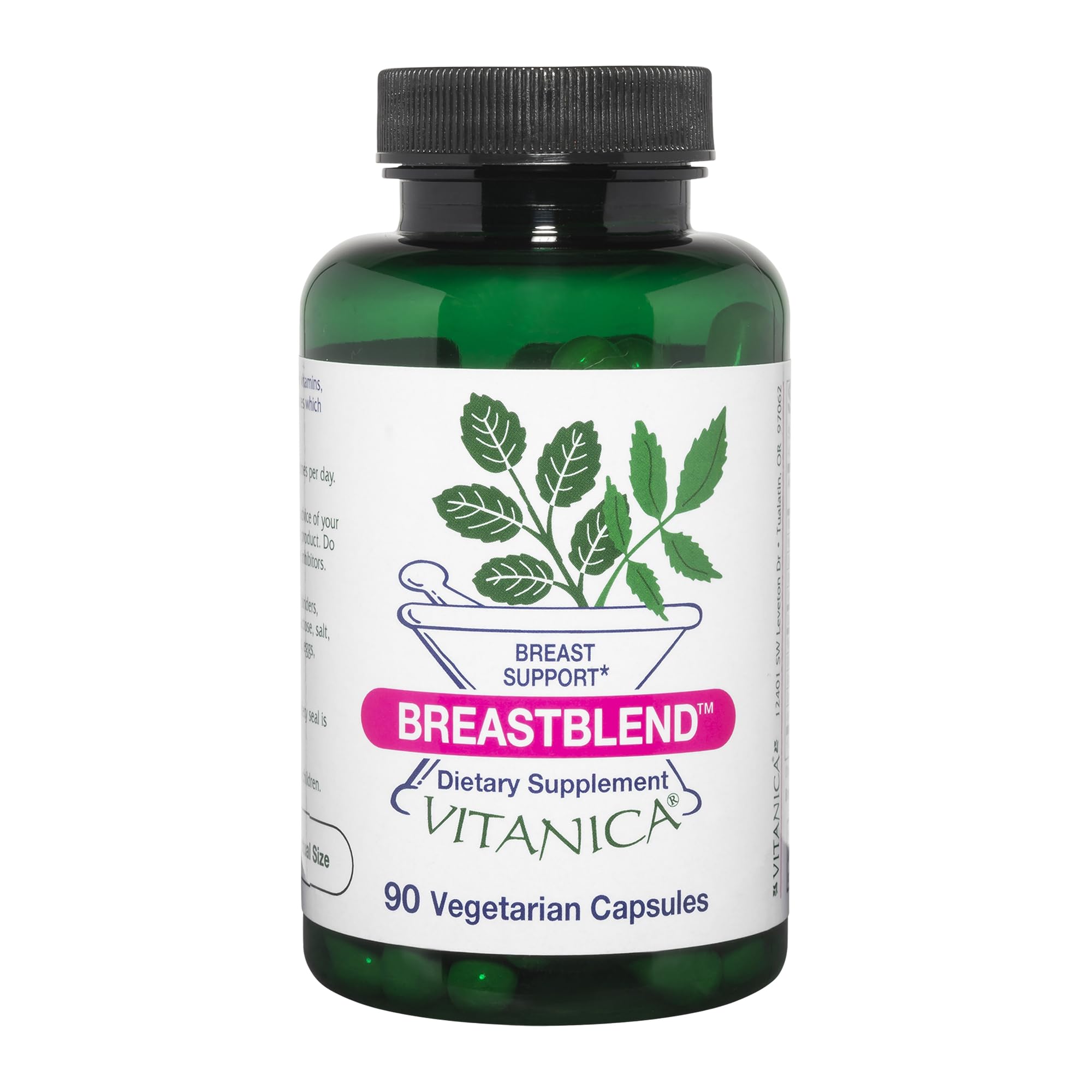 Vitanica BreastBlend, Breast Care Support, Vegan, 90 Capsules