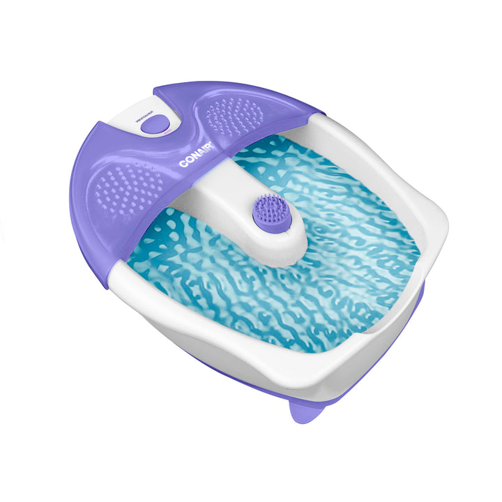 Conair Foot & Pedicure Spa with Vibration and Heat, Purple and White