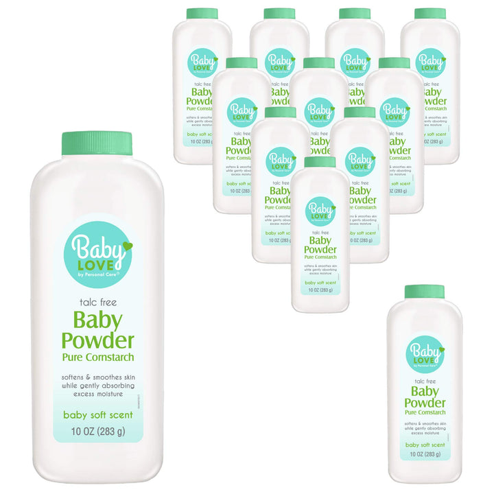 Baby Powder, Pure Cornstarch, 10-oz. (pack of 12)