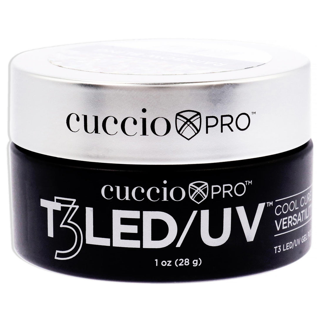 Cuccio Pro - T3 Cool Cure Versatility Gel - Rainbow Bling - for Women - Nail Gel - 1 oz