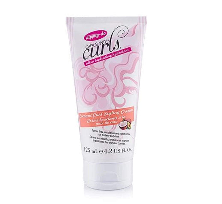 Dippity Do Girls With Curls Coconut Curl Styling Cream, 4.2 Oz.