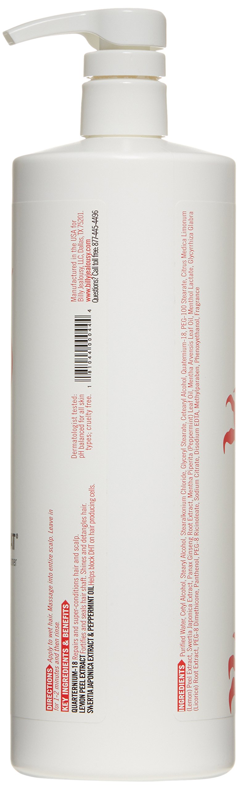 Billy Jealousy Cashmere Coat Hair Strengthening Conditioner, 33.8 fl. oz.