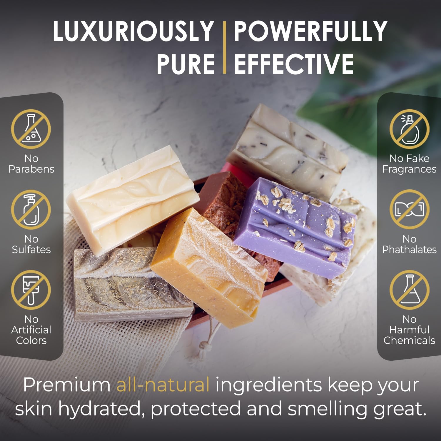 Blue Moon Elise Ain't Buggin Me Citronella Bar Soap for Men and Women, Natural Handmade Soap with Pure Citronella Essential Oils, Soap Bar for Camping and Outdoor Activities