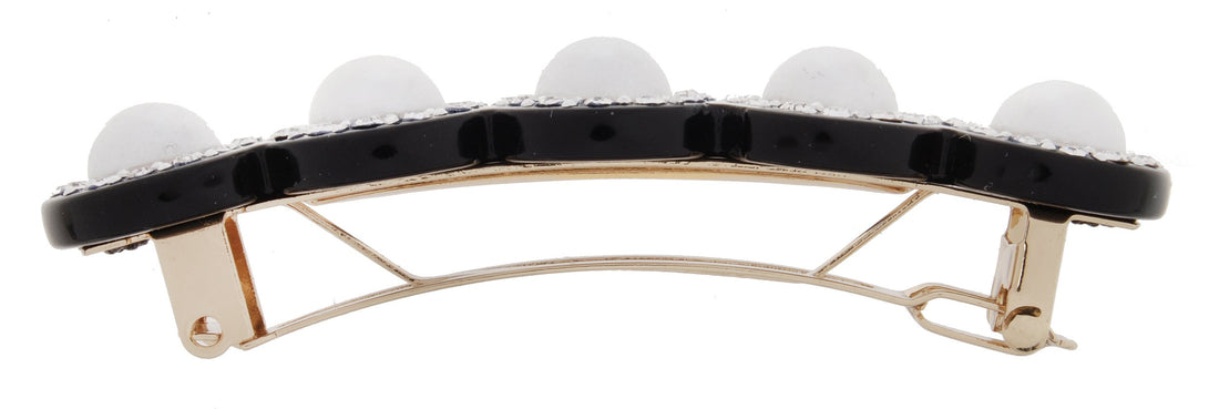 L. Erickson Rodeo Drive on 6cm Barrette - Black