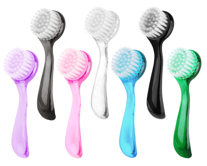Beomeen 7 Pack Facial Cleansing Brush, Facial Exfoliating Brush Face Wash Scrub Exfoliator Brush for Makeup Skincare Removal (Multicolored)