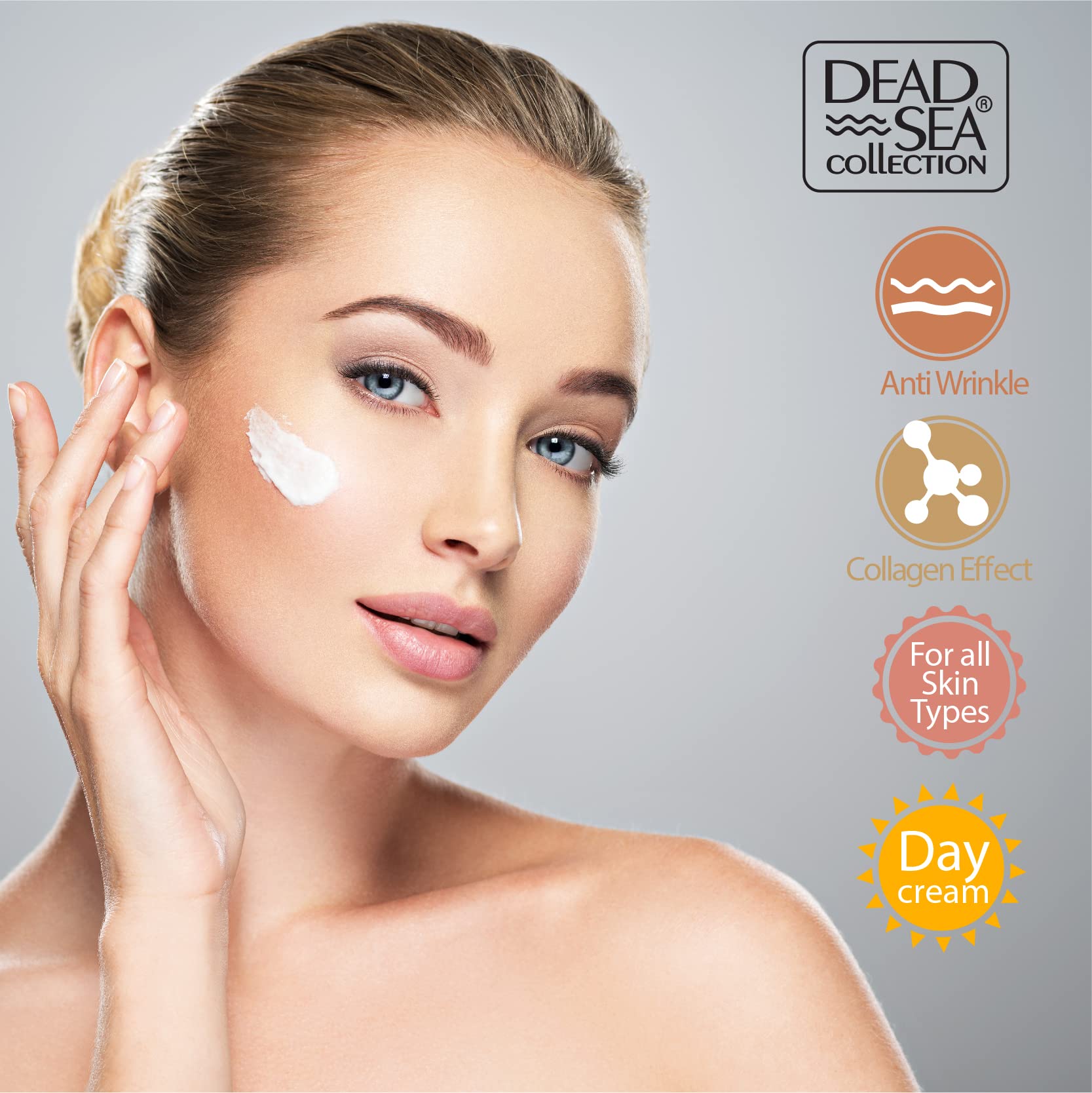Dead Sea Collection Collagen Day Cream for Face (1.69 fl.oz)