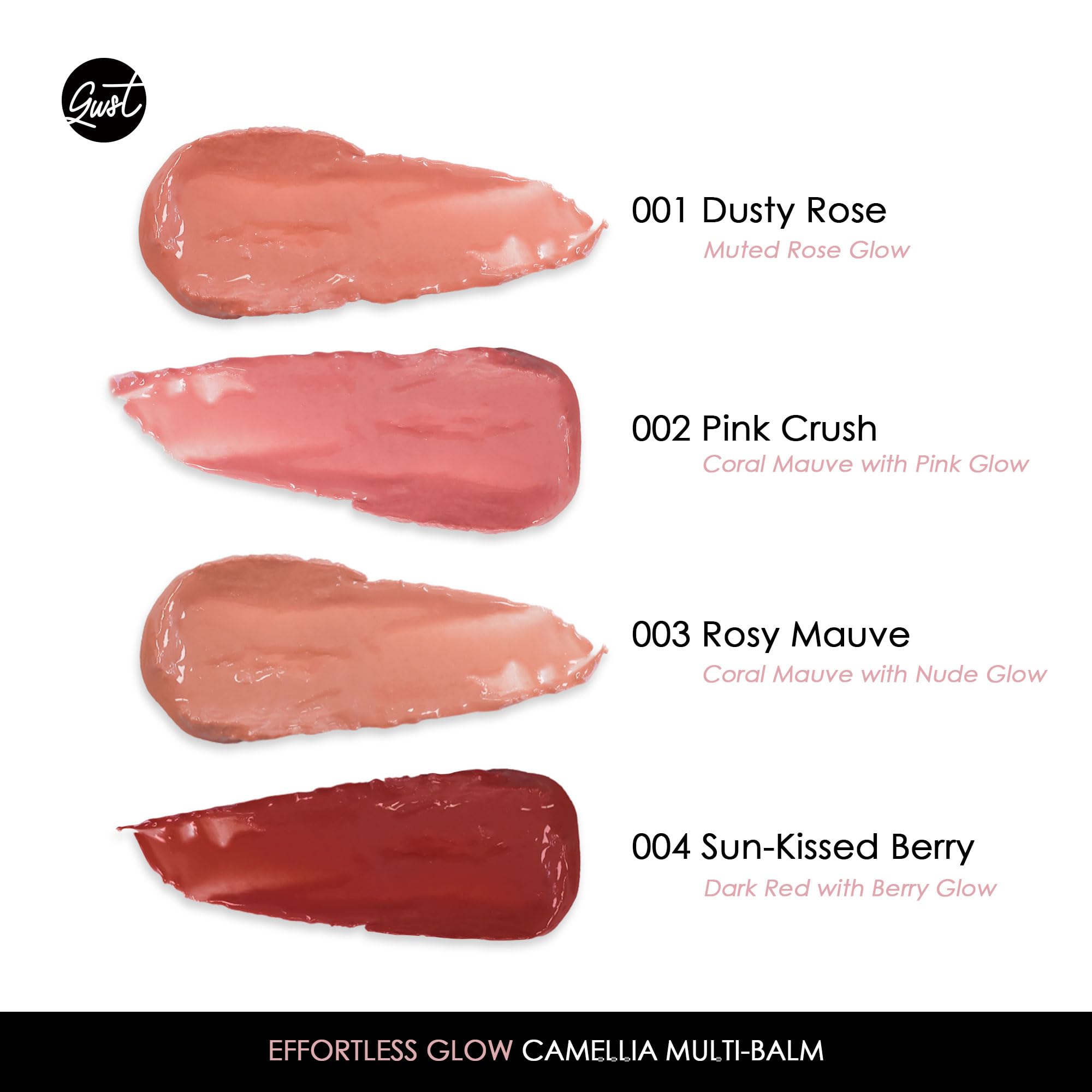 glowiest EFFORTLESS GLOW CAMELLIA MULTI-BALM (Pink Crush, One size)