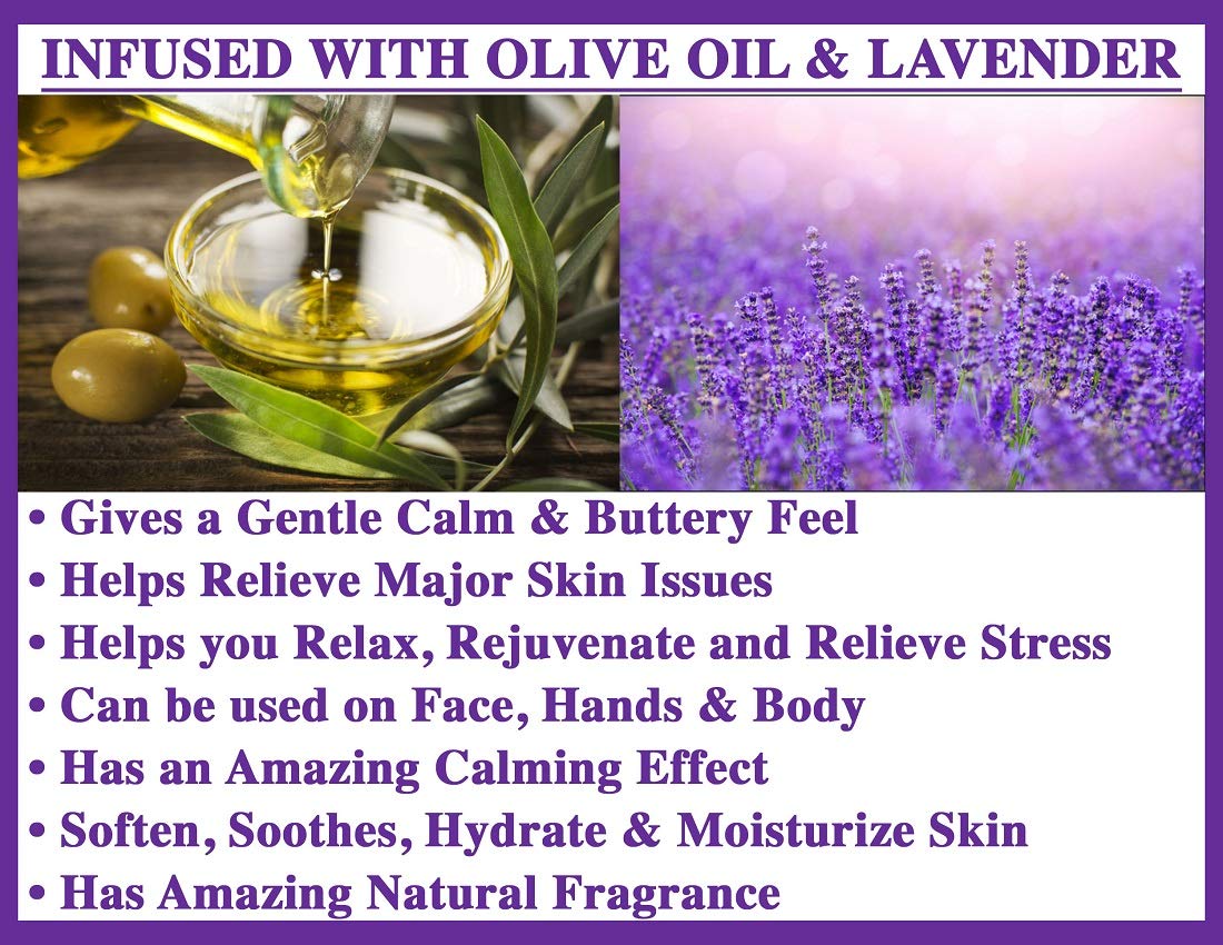 Olivia Care Hard Top Gift Box of 4 Soaps 20 Boxes, Lavender, 20 Ounce