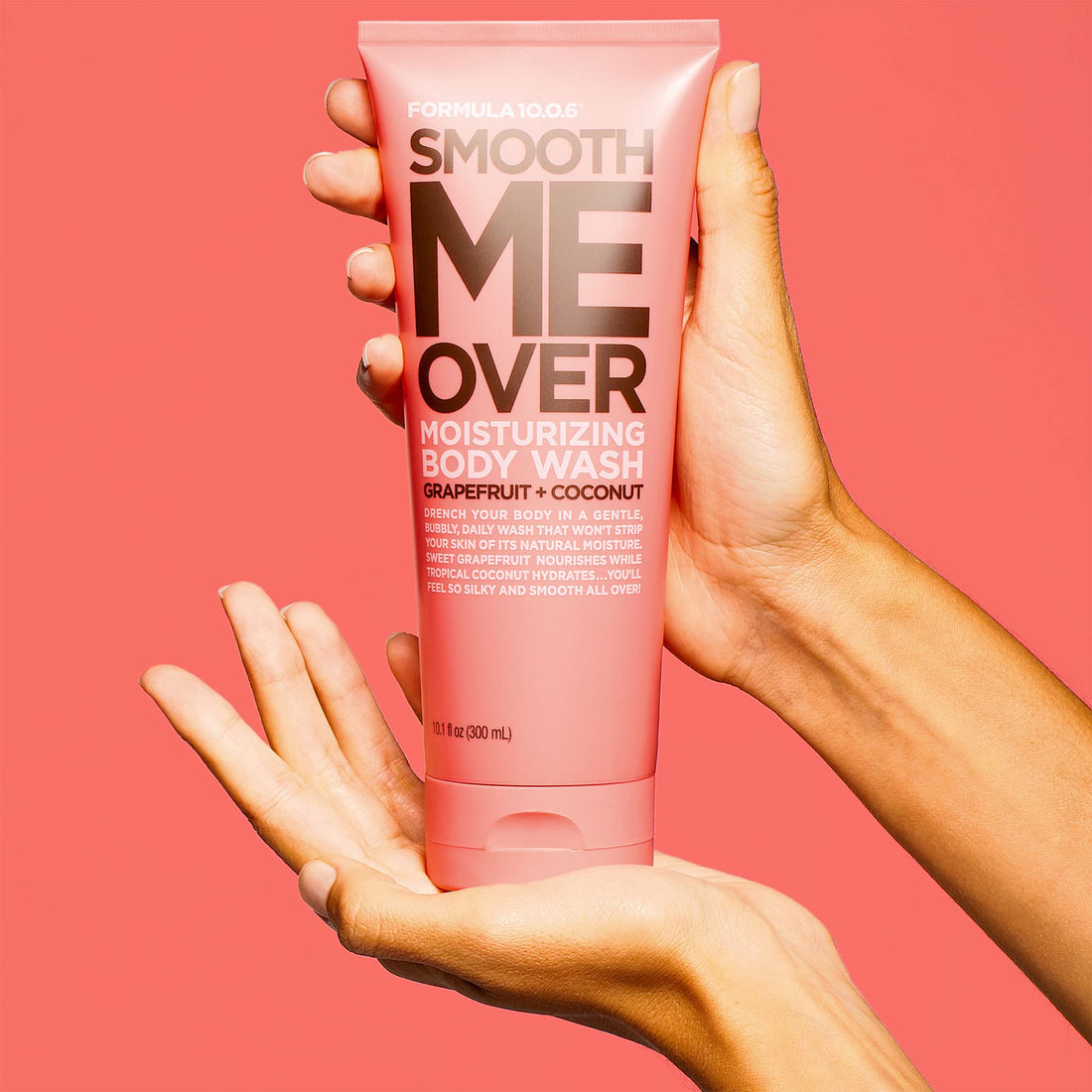 Formula 10.0.6 - Smooth Me Over Moisturizing Body Wash - Moisturizes and Hydrates Skin, Vegan, Paraben-Free, Sulfate-Free & Cruelty-Free, 10.1 Fl Oz