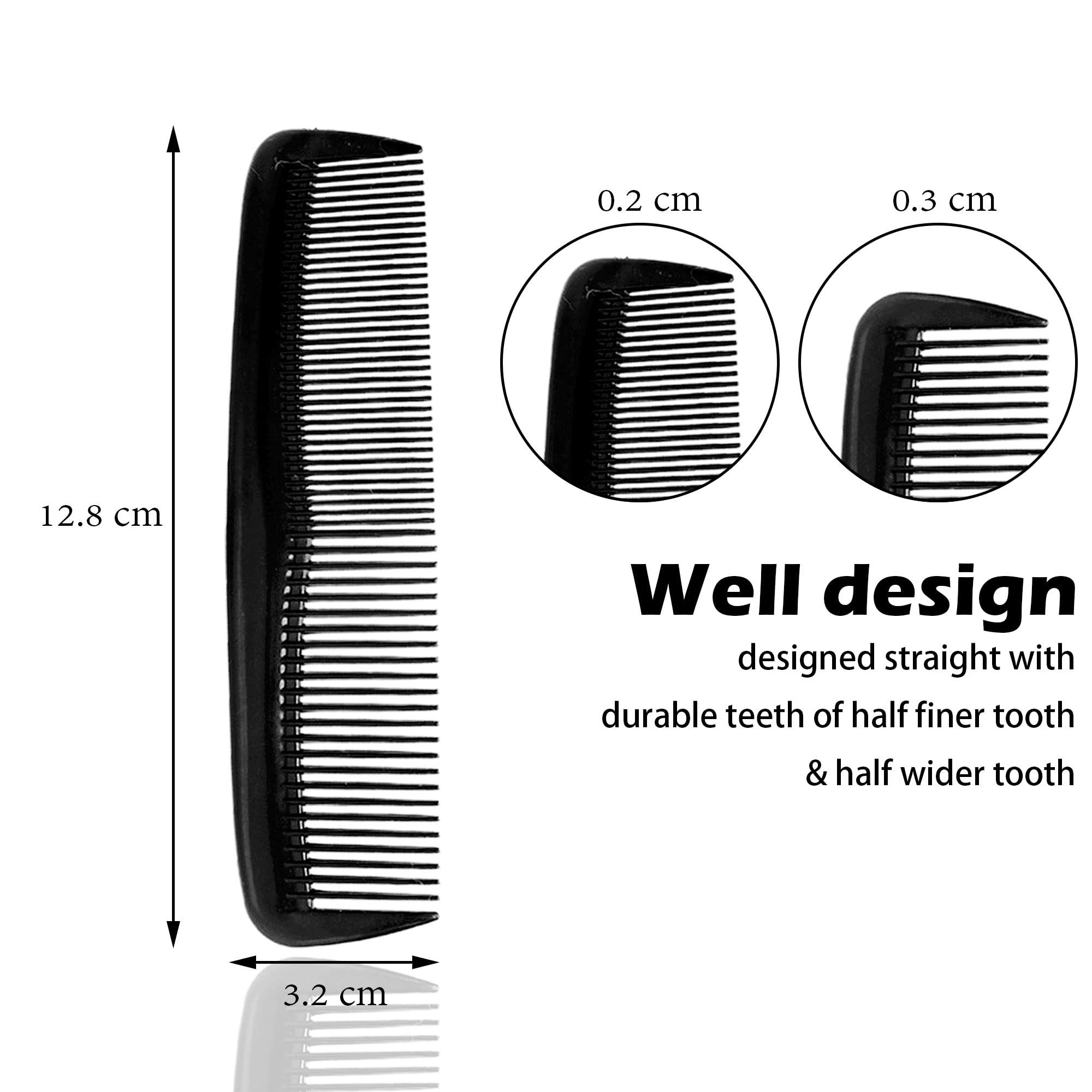 Hair Care 4-Pack Comb - Not Breakable