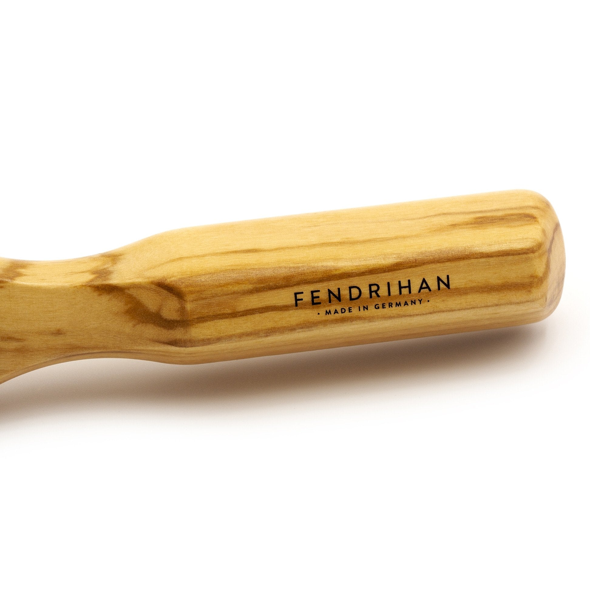 Fendrihan Genuine 100% Boar Bristle 5-Row Hairbrush with Polished Olivewood Handle MADE IN GERMANY