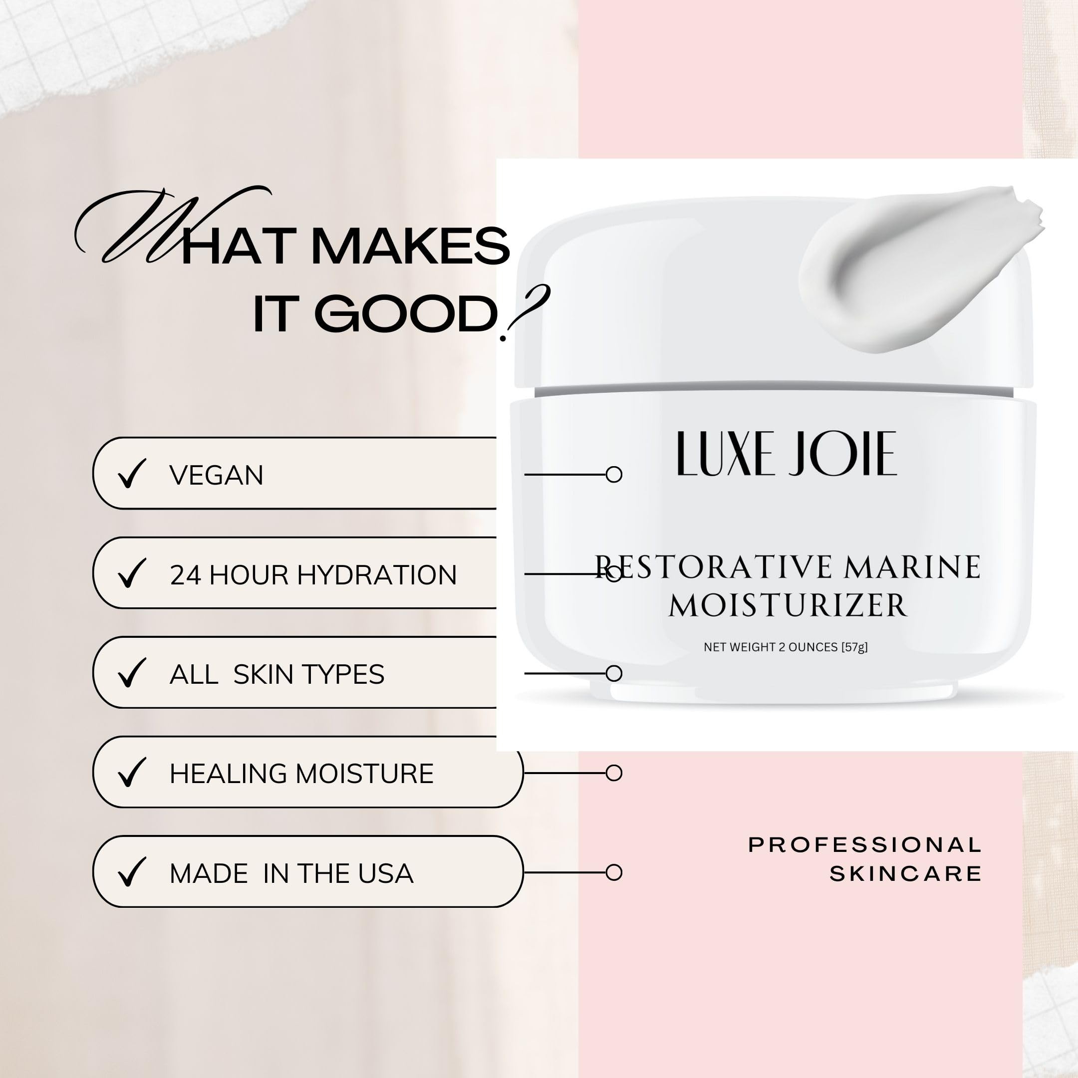 EchoLuxe RESTORATIVE MARINE MOISTURIZER 2 OZ