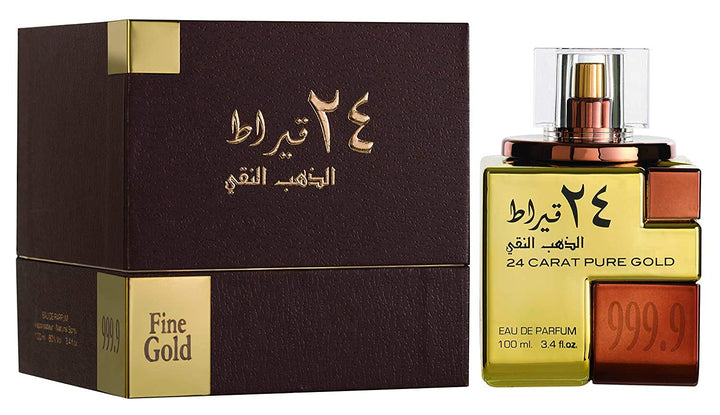 Lattafa EDP (Eau de Parfum) 24 Carat Pure Gold For Men and Women 100 ML Eau de Parfum - 100 ml (For Men & Women)