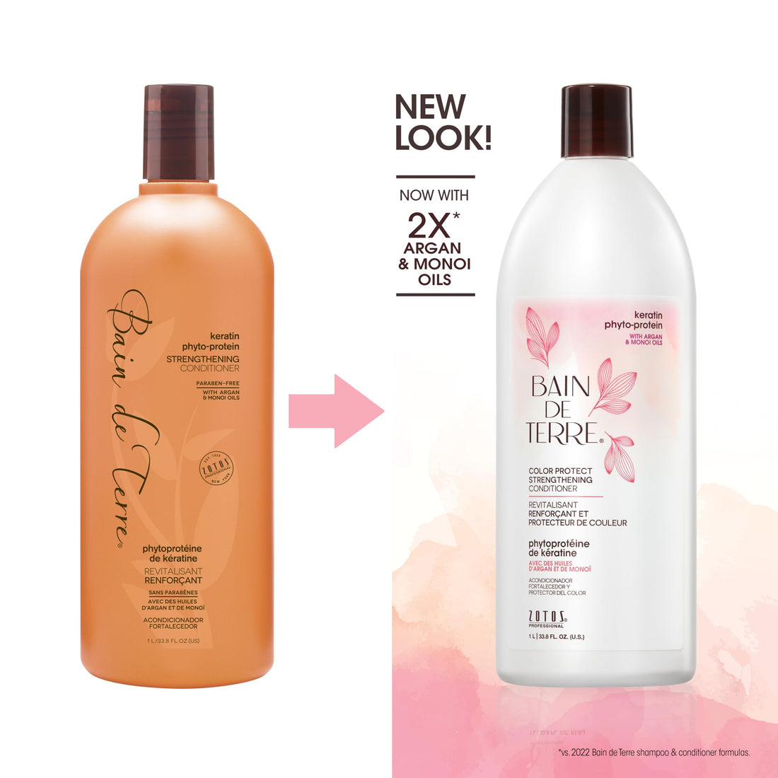 Bain De Terre Keratin Phyto-Protein Conditioner 33.8 Fluid Ounce