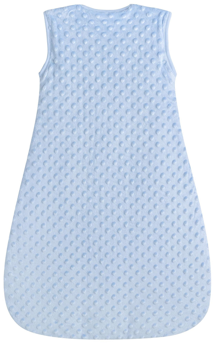 BABYINABAG Summer Model Baby Sleeping Bag and Sack, Plush Minky Dot, 1.25 Tog for Infants and Toddlers (Small (3-11 mos))